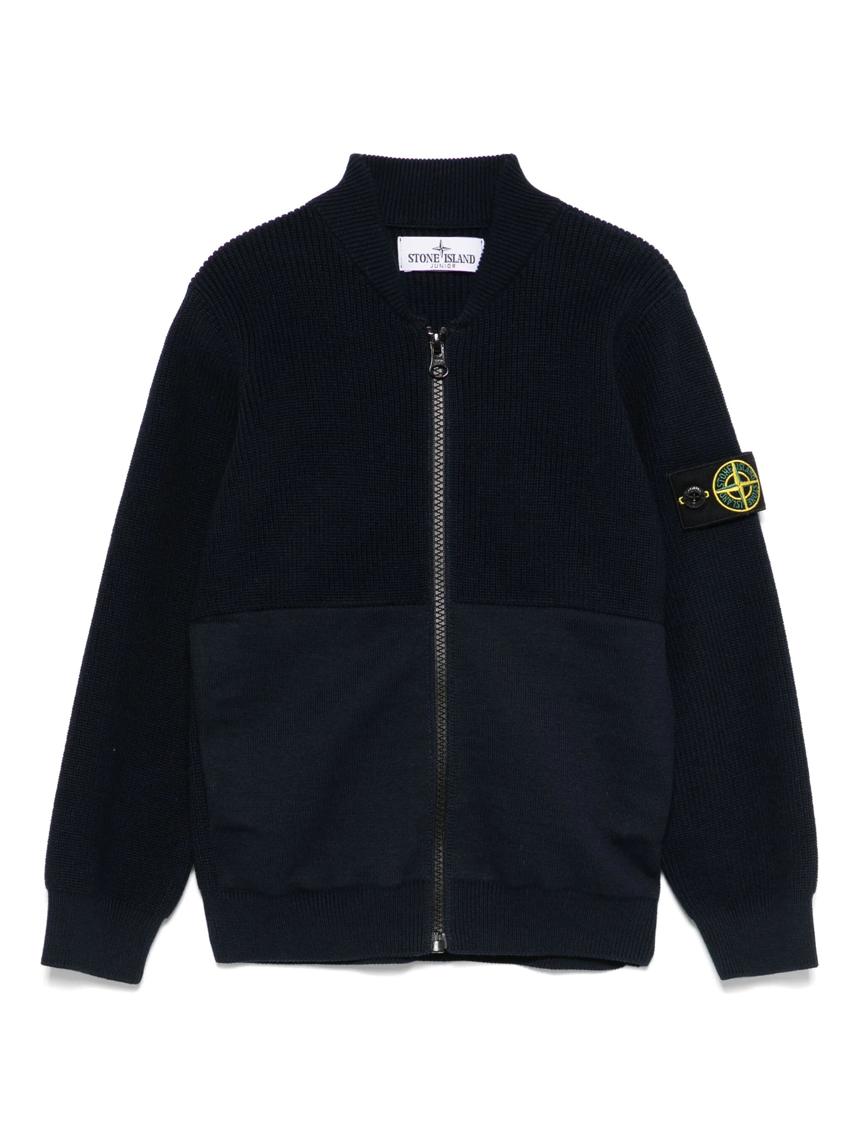 Stone Island cardigan blu coste inglesi