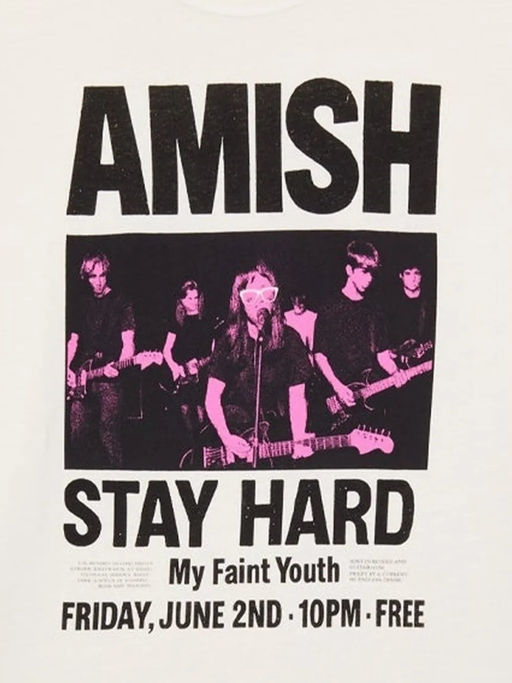 Amish t-shirt con stampa