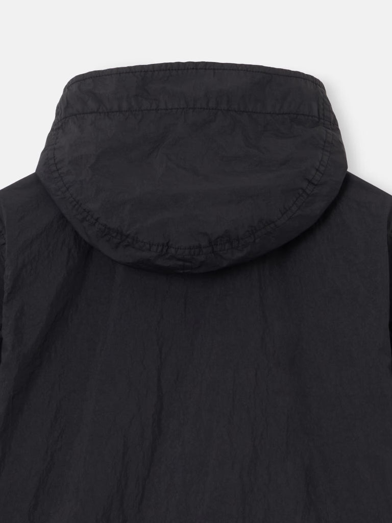 Stone Island Giacca nera nylon riciclato