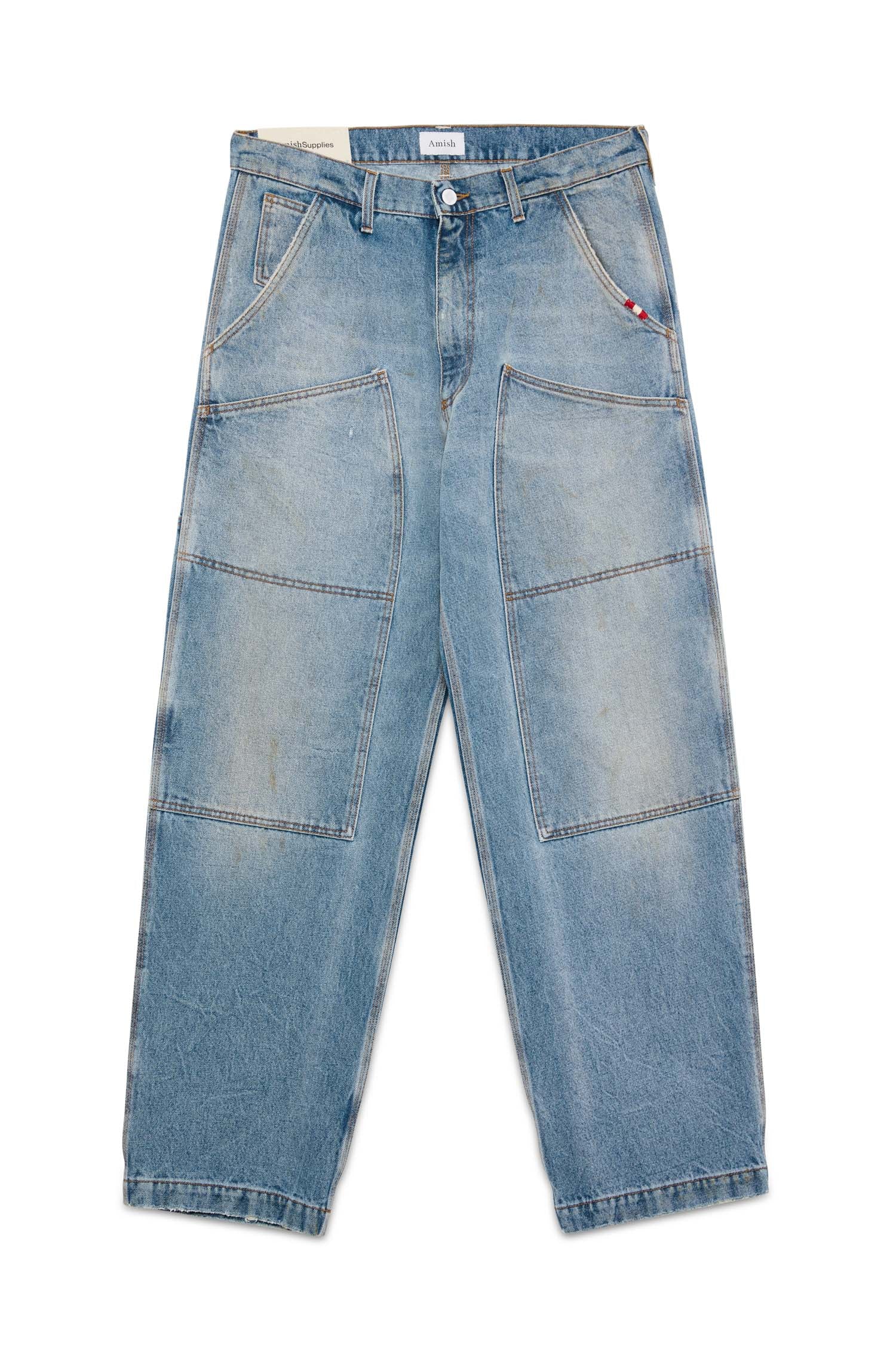 Amish jeans azzurro modello Carpenter