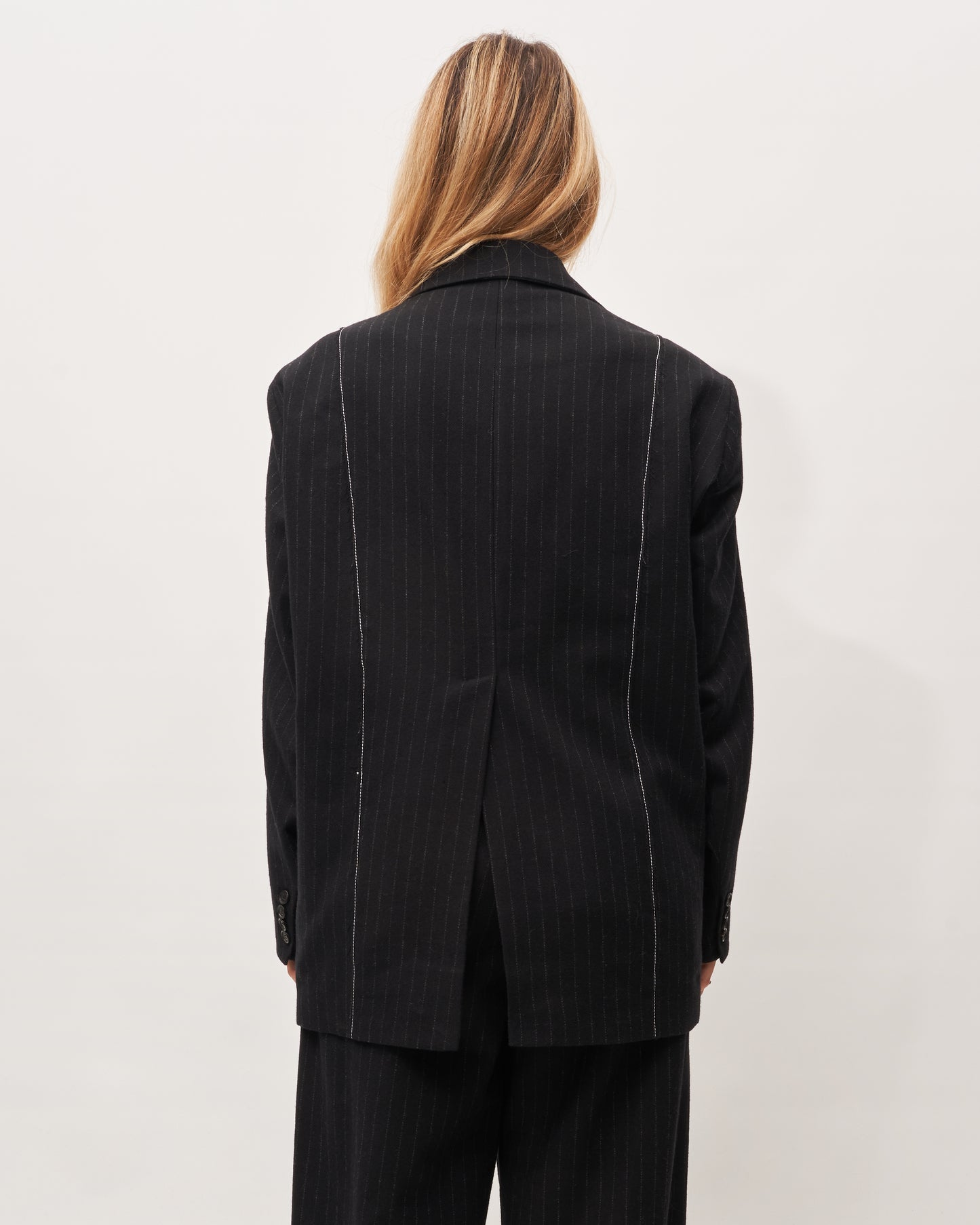 Isabel Benenato blazer gessato