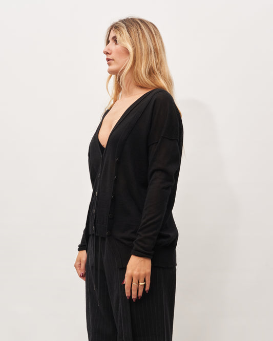 Isabel Benenato cardigan sottile