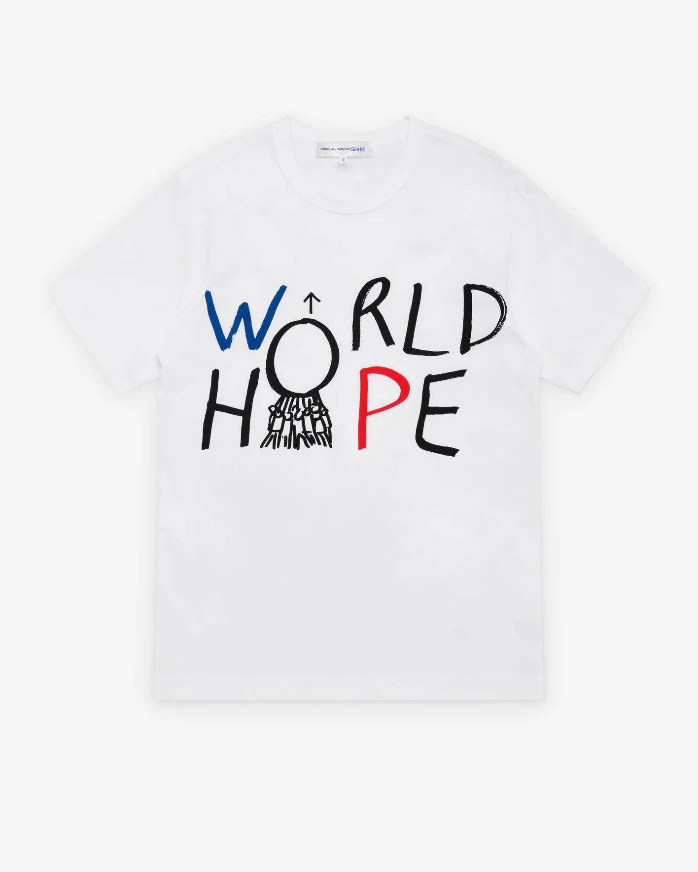 Comme des Garçons t-shirt stampa World Hope