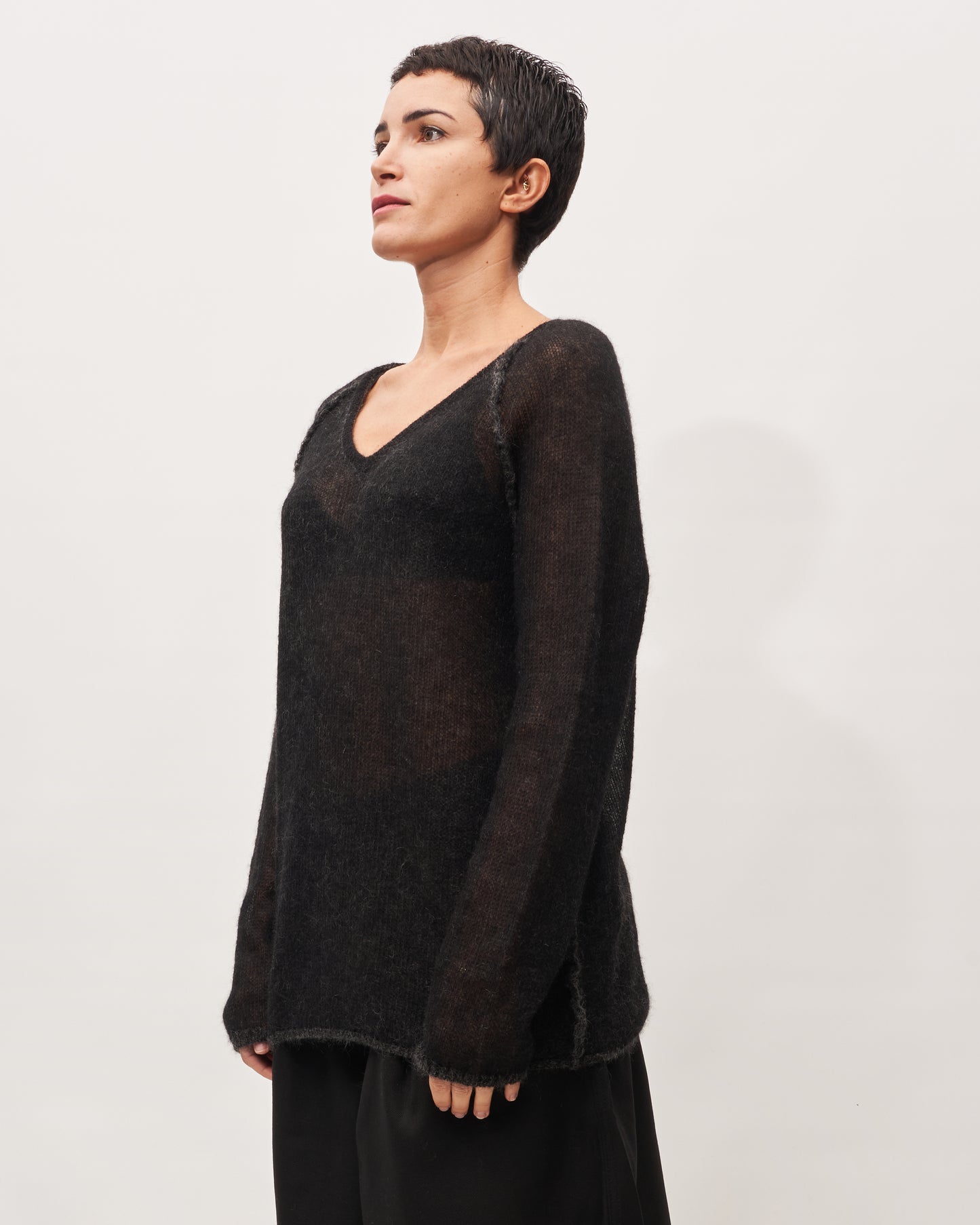 Roberto Collina maglia grigia double face