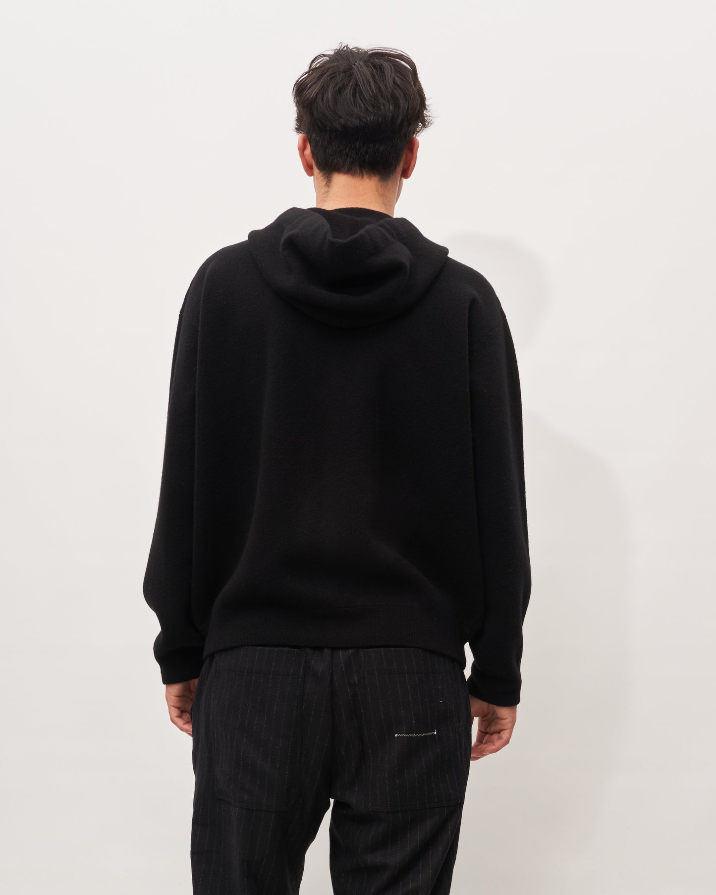 Roberto Collina black tricot sweatshirt