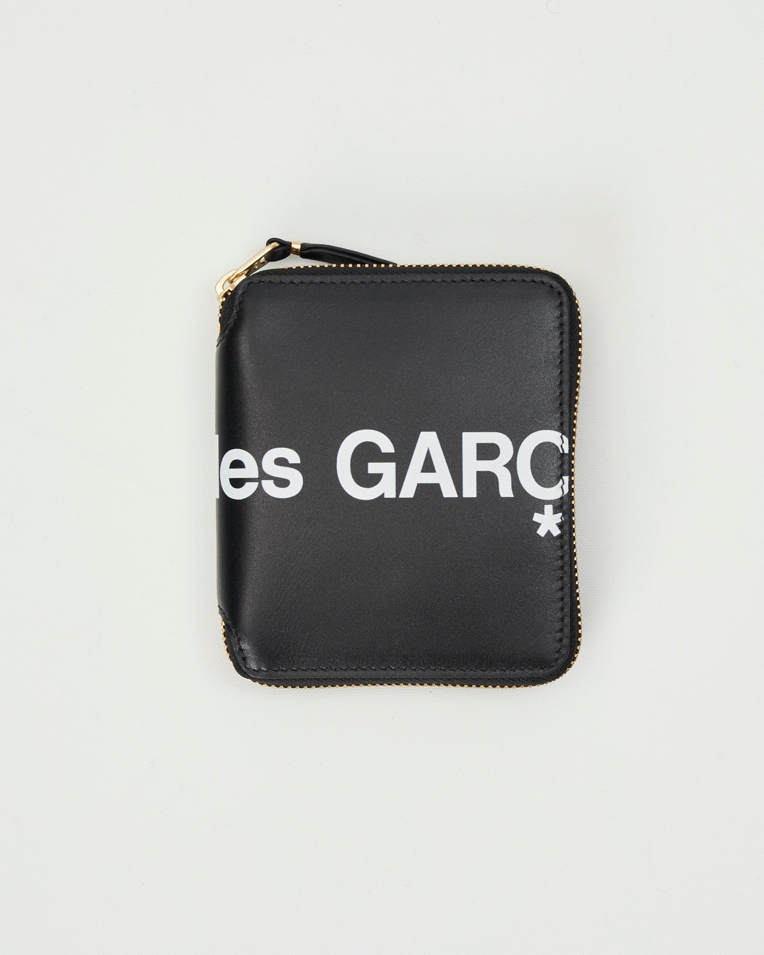Comme des Garçons portafogli medio nero maxilogo