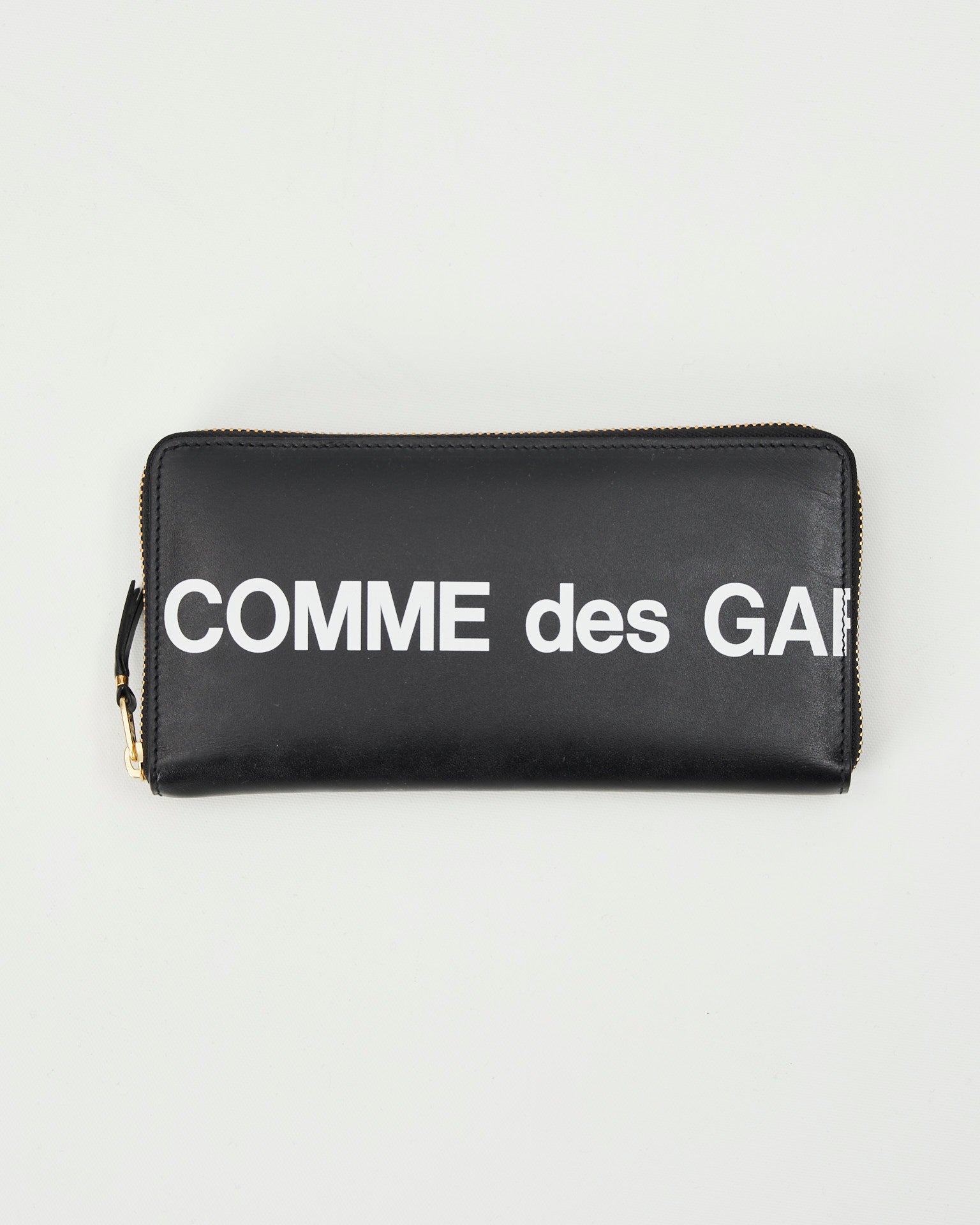 Comme des Garçons portafogli grande nero maxilogo