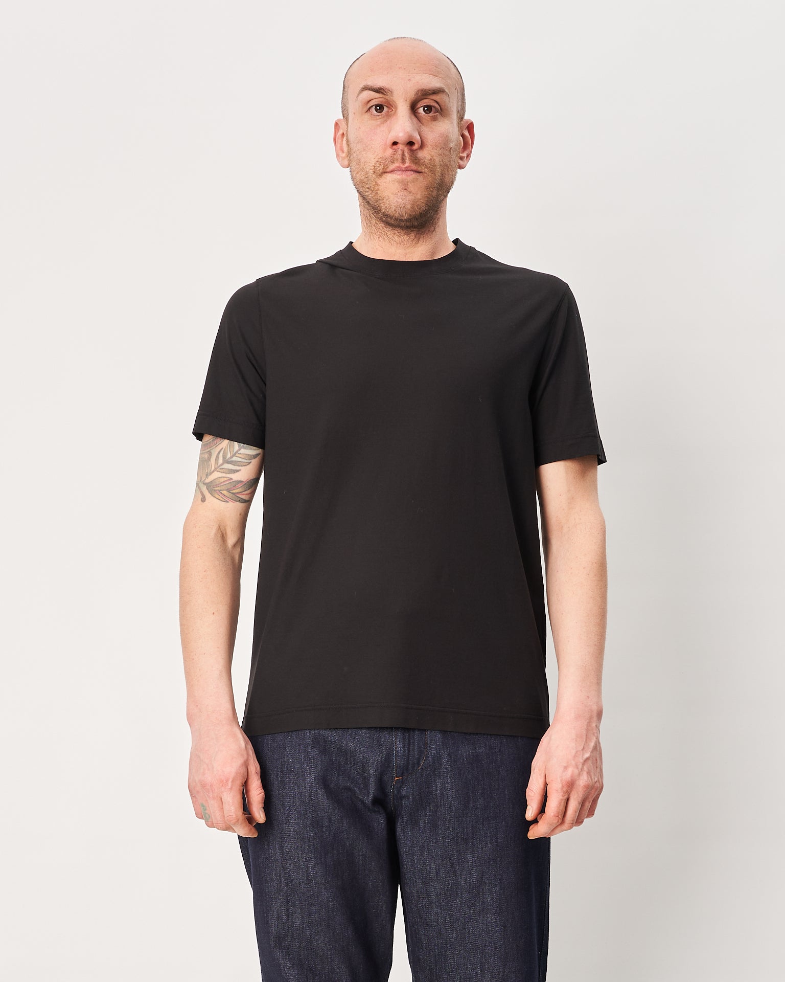 Filippo De Laurentis t-shirt nera in cotone