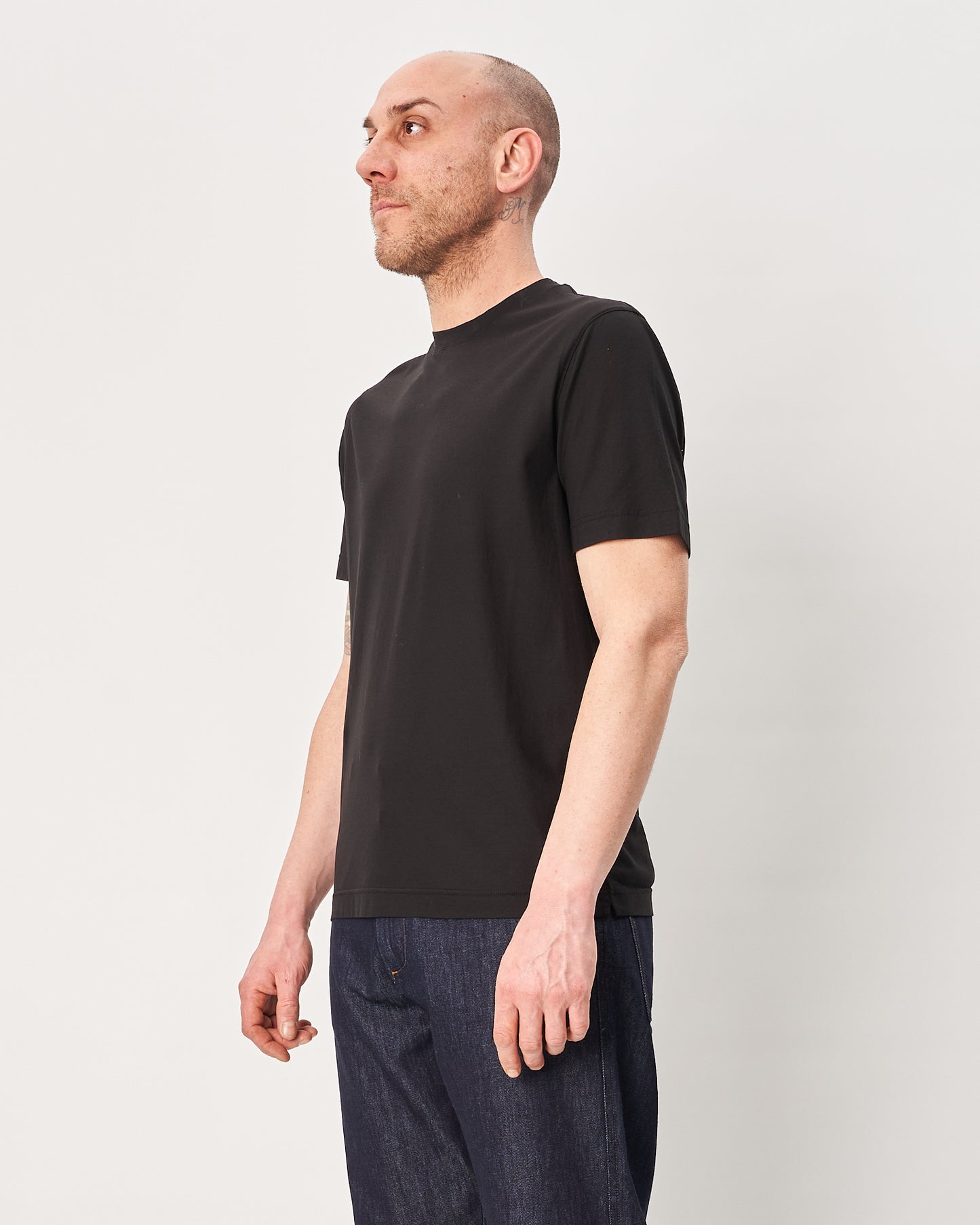 Filippo De Laurentis t-shirt nera in cotone