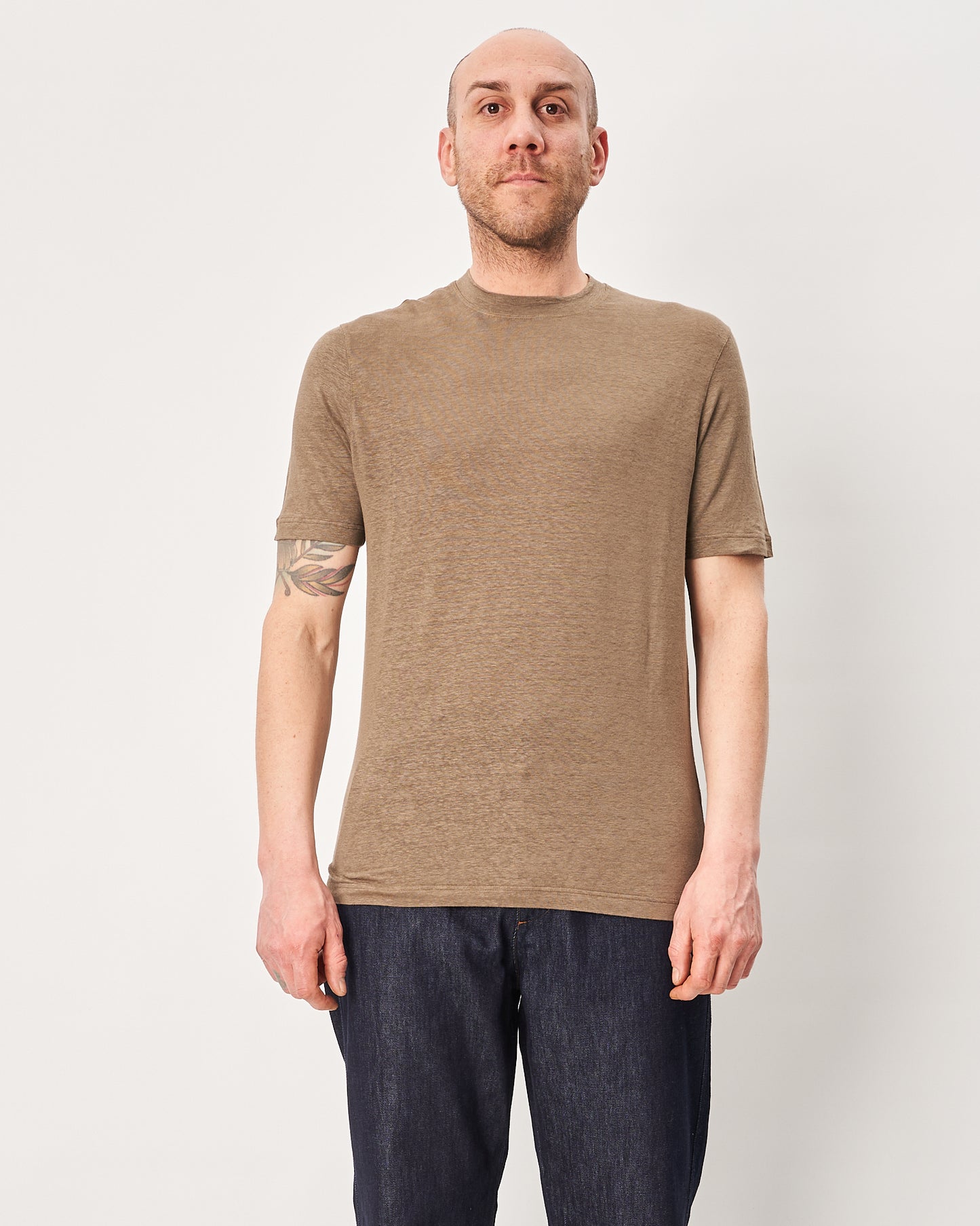 Filippo De Laurentis t-shirt mastice in lino