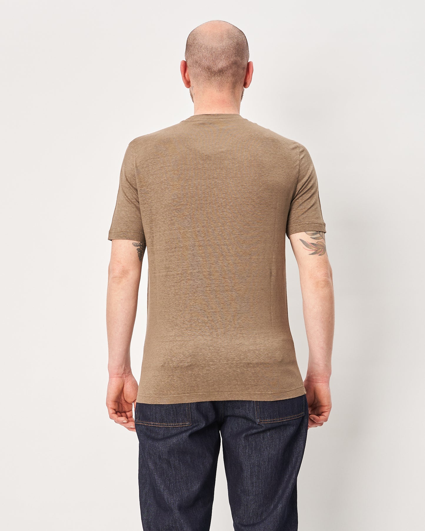 Filippo De Laurentis t-shirt mastice in lino