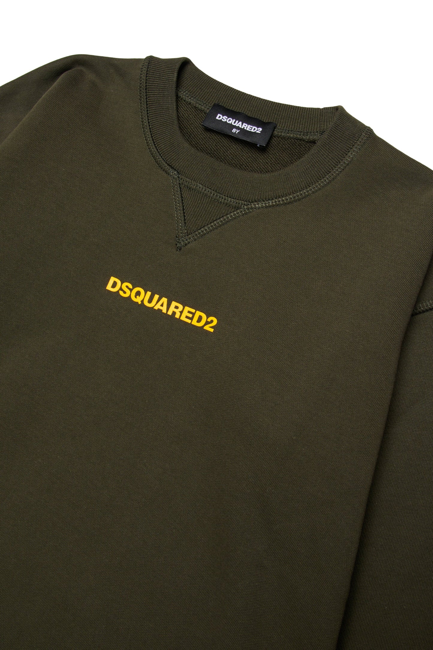 DSQUARED2 Felpa in cotone con logo