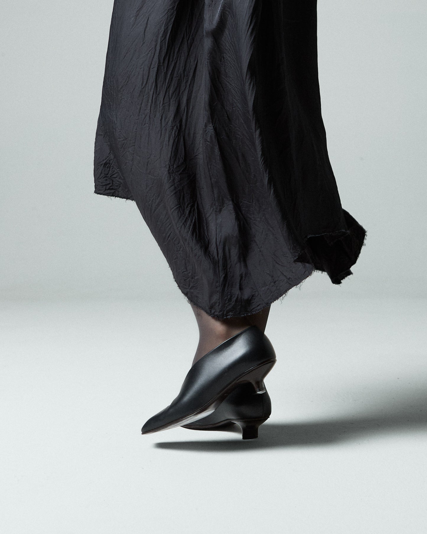 Neighbors black square-toe Chanel