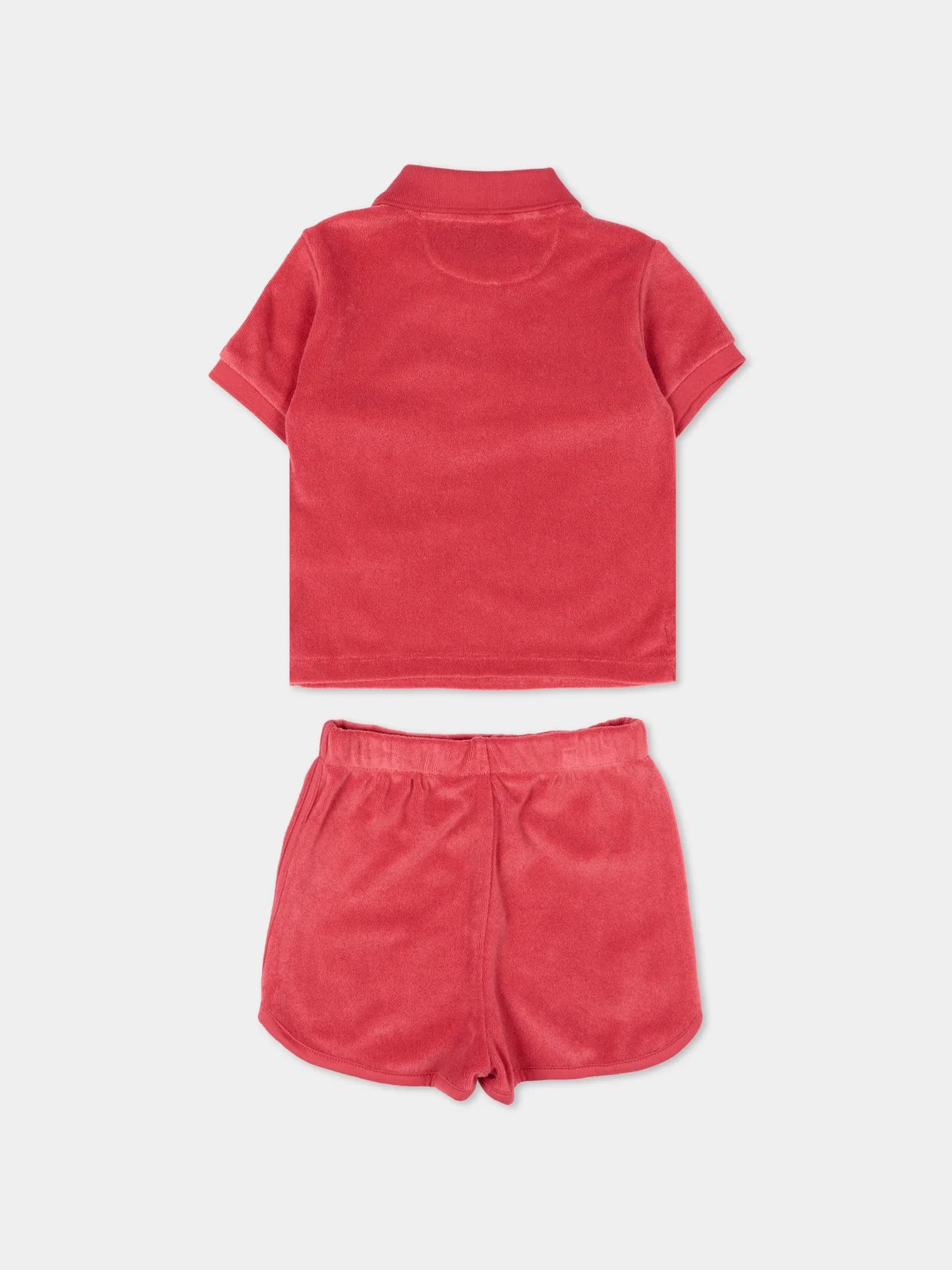 Polo Ralph Lauren completino rosso effetto spugna