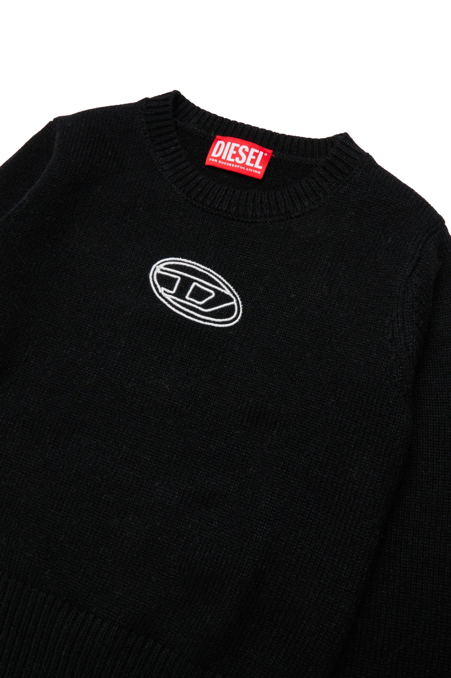 Diesel Pullover misto cashmere nero