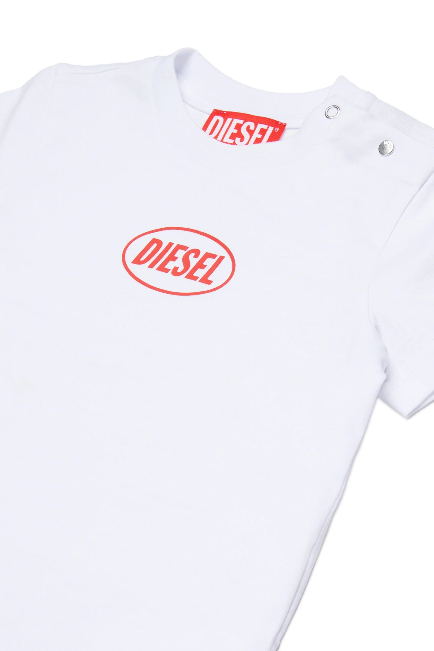 Diesel T-shirt neonato bianca