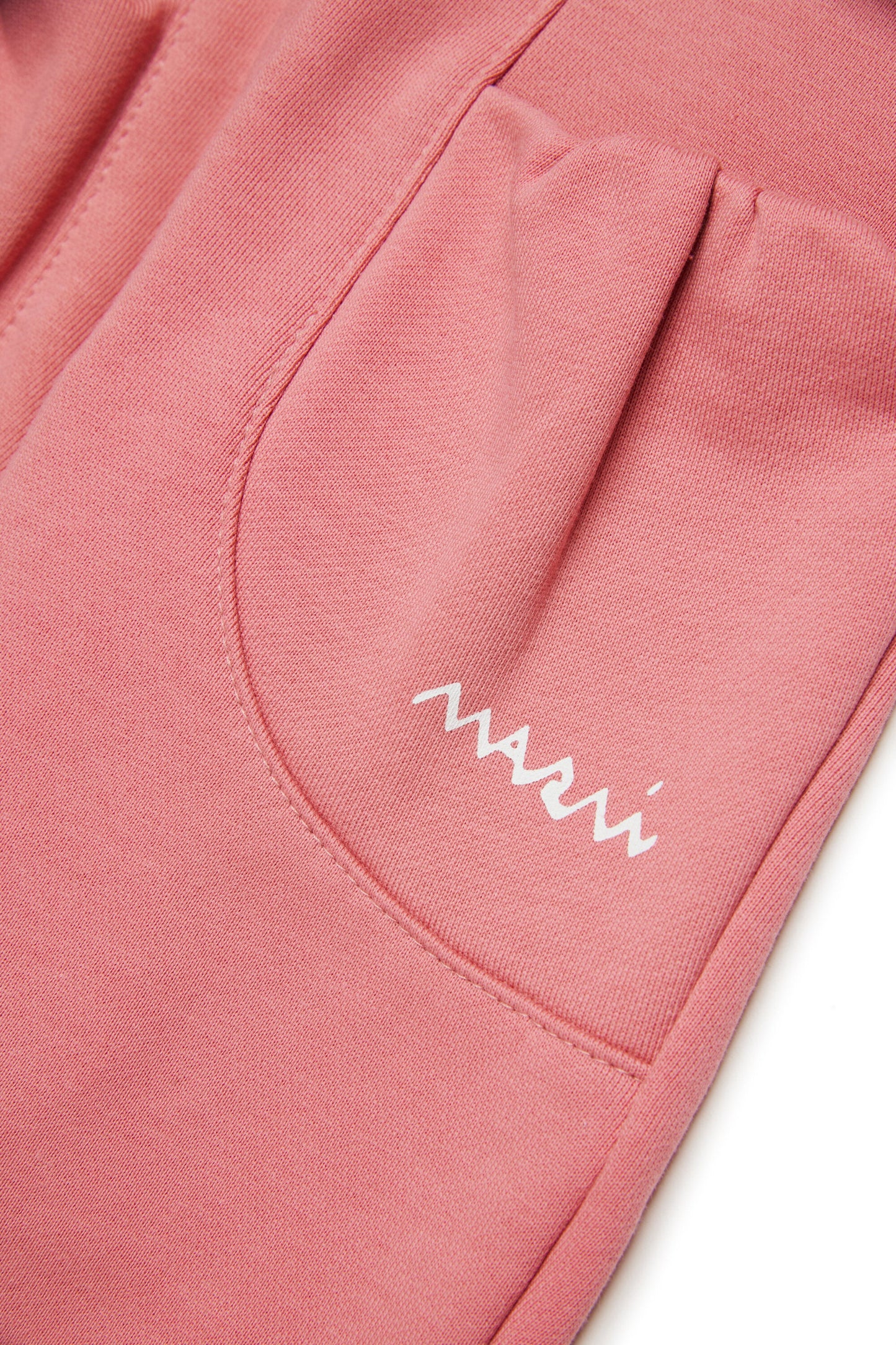 Marni Jogger Pants in Fleece with Ruffled Pockets