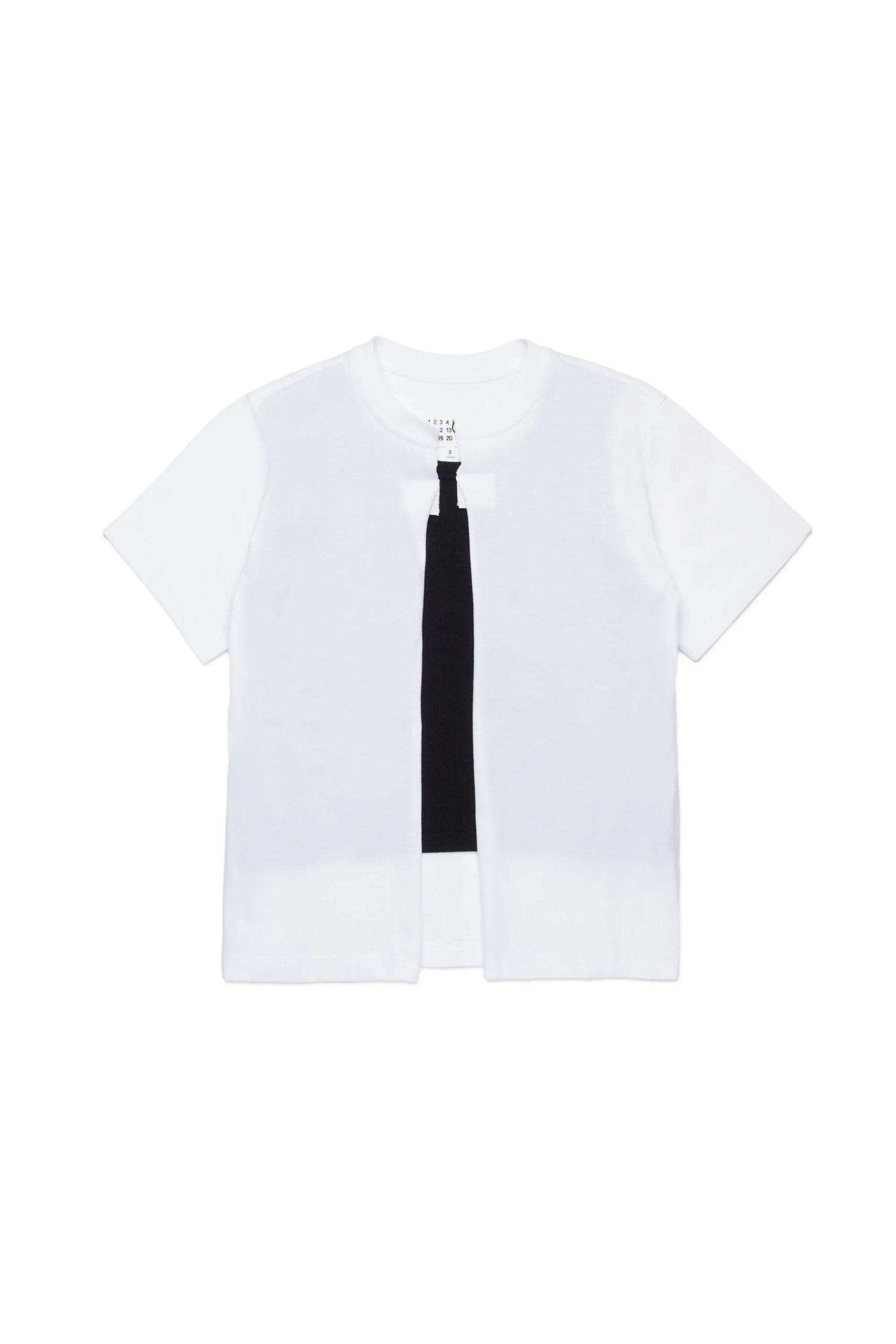 Mm6 T-shirt re-cut con dettagli a vivo