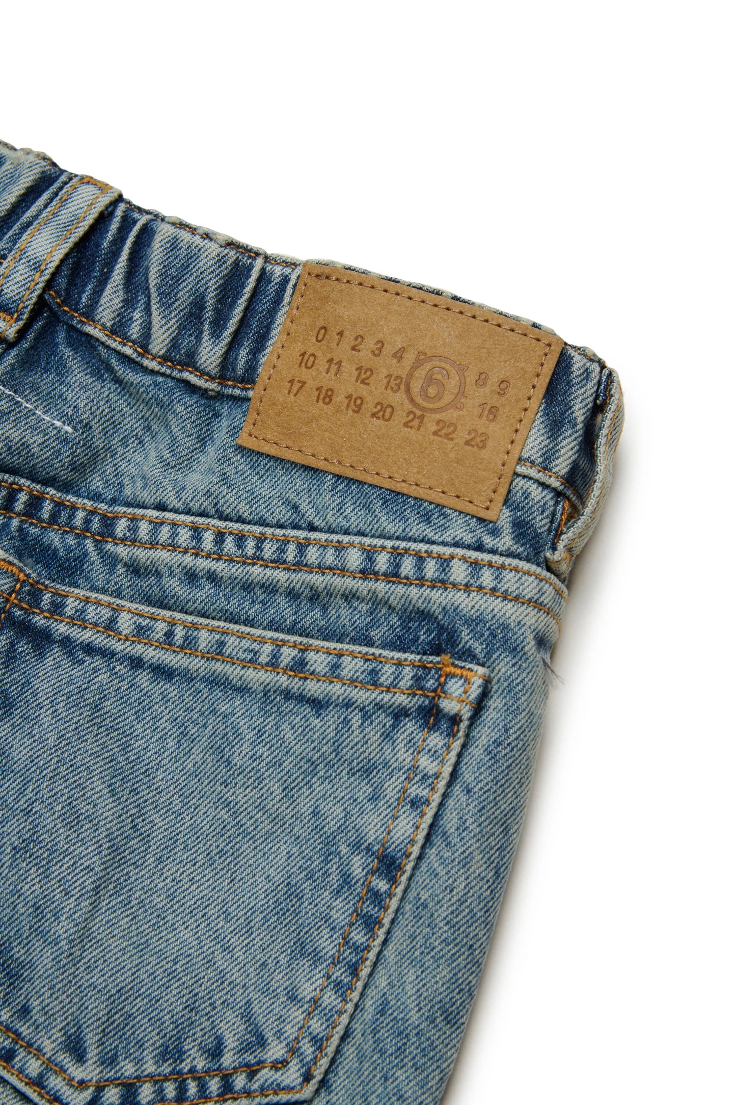 MM6 Margiela for Kids Jeans slim blu