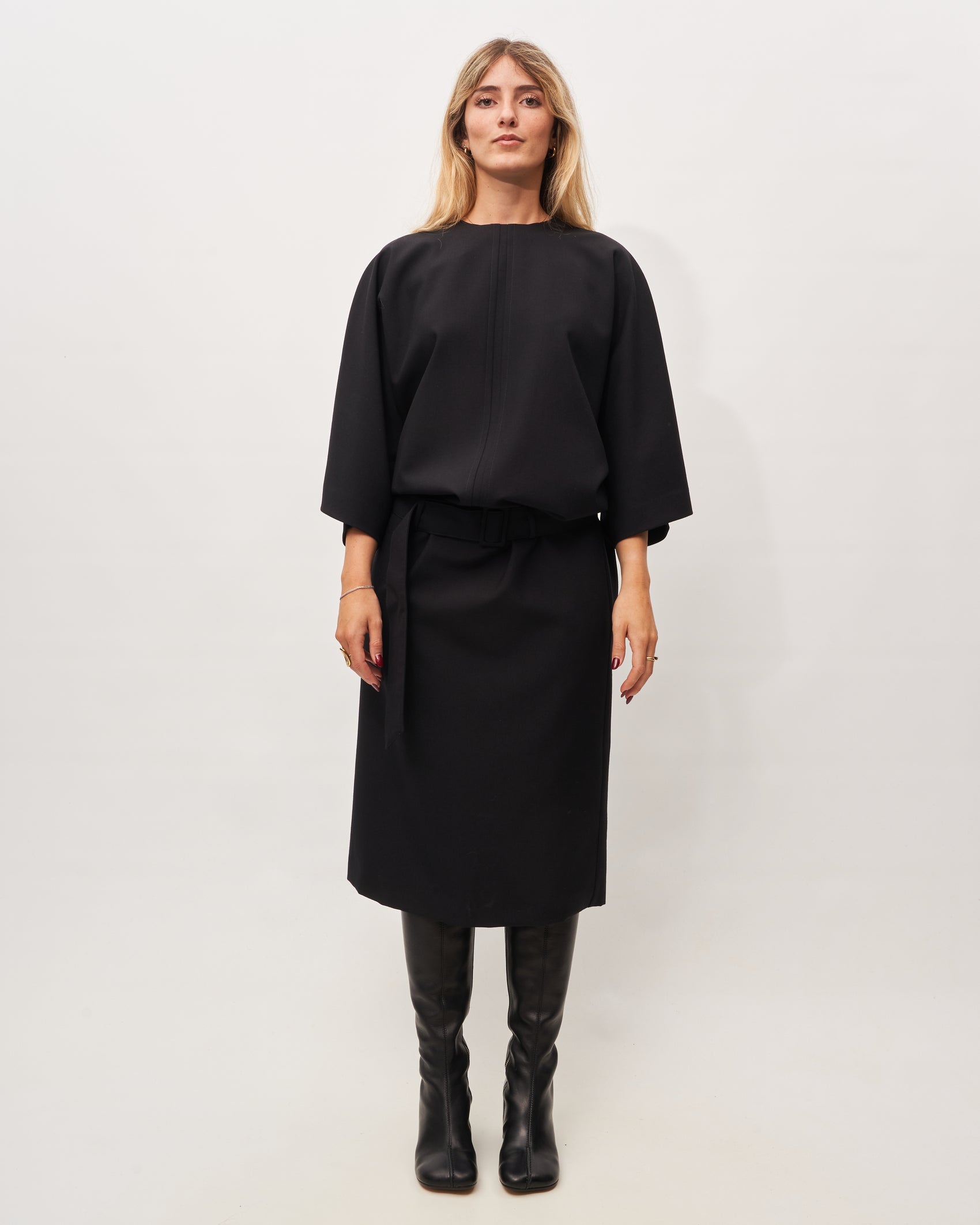 MM6 Margiela abito lungo nero