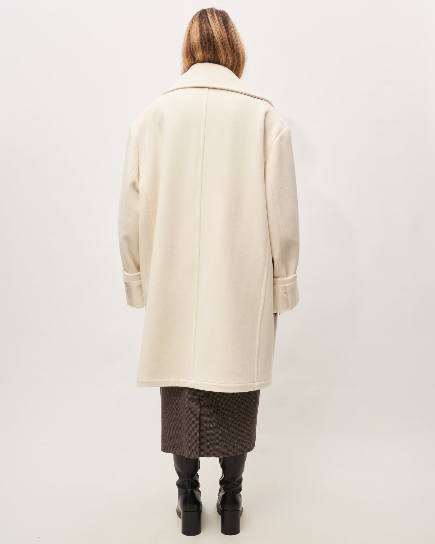 MM6 Margiela cappotto latte over