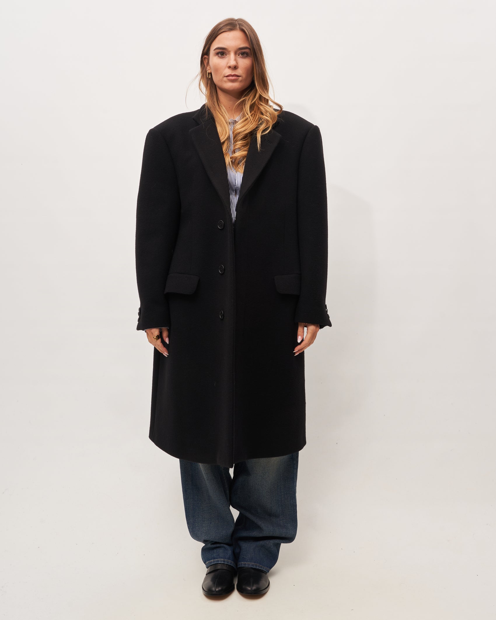 MM6 Margiela Cappotto Nero Oversize