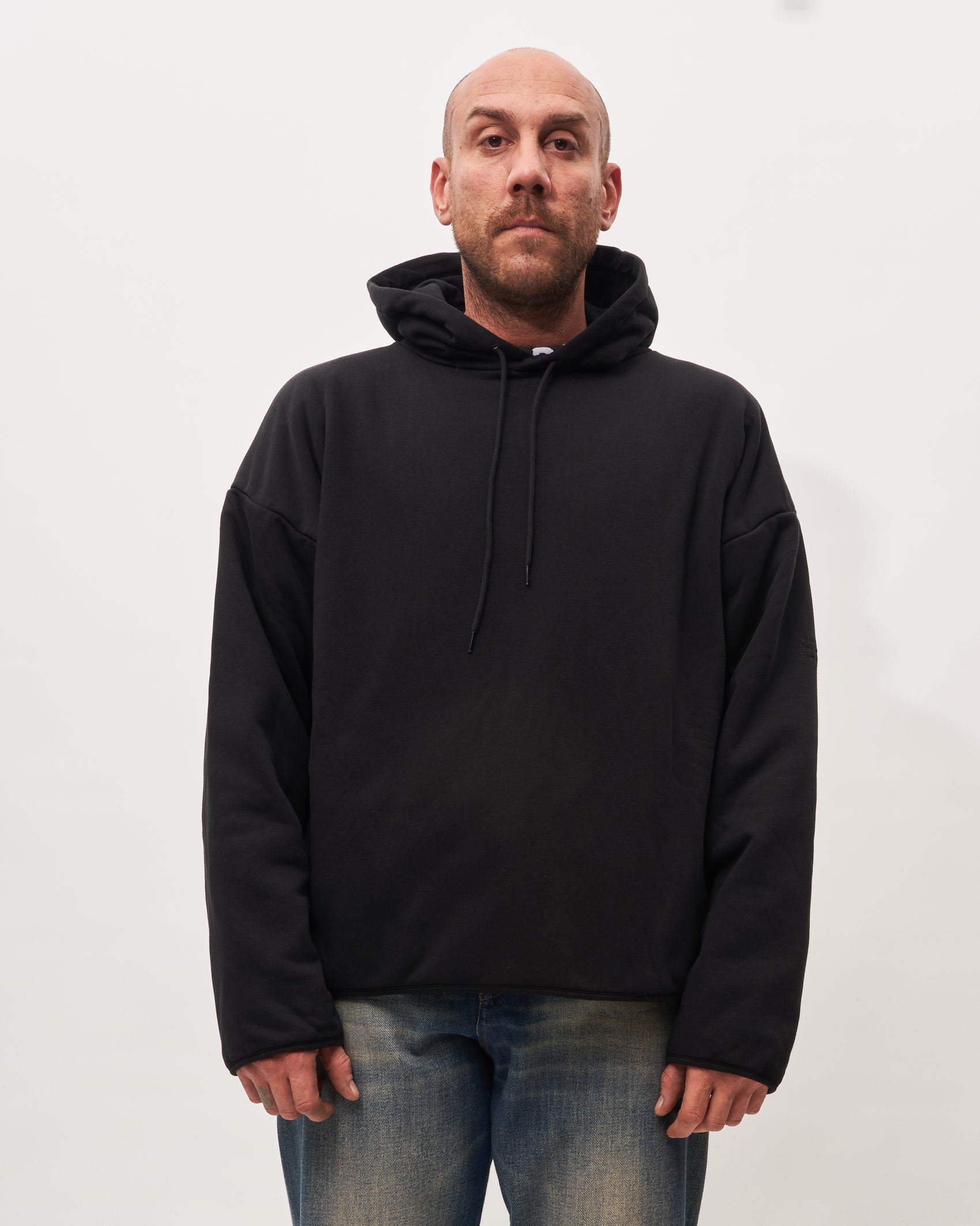 MM6 Margiela felpa nera doppiata