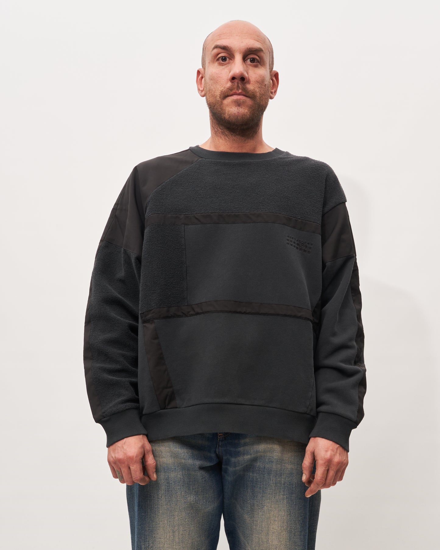 MM6 Margiela felpa patchwork