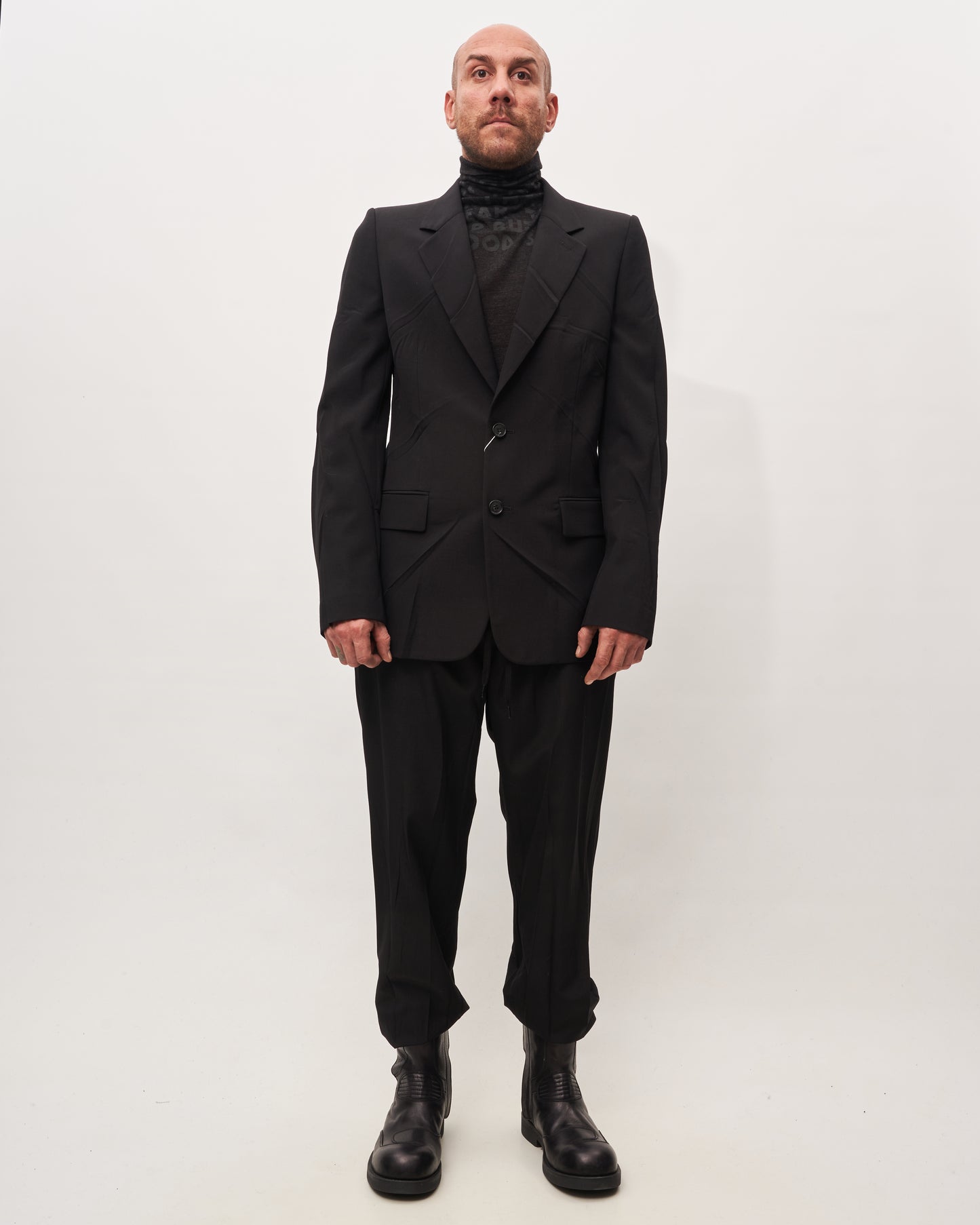 MM6 Margiela blazer nero stropicciato