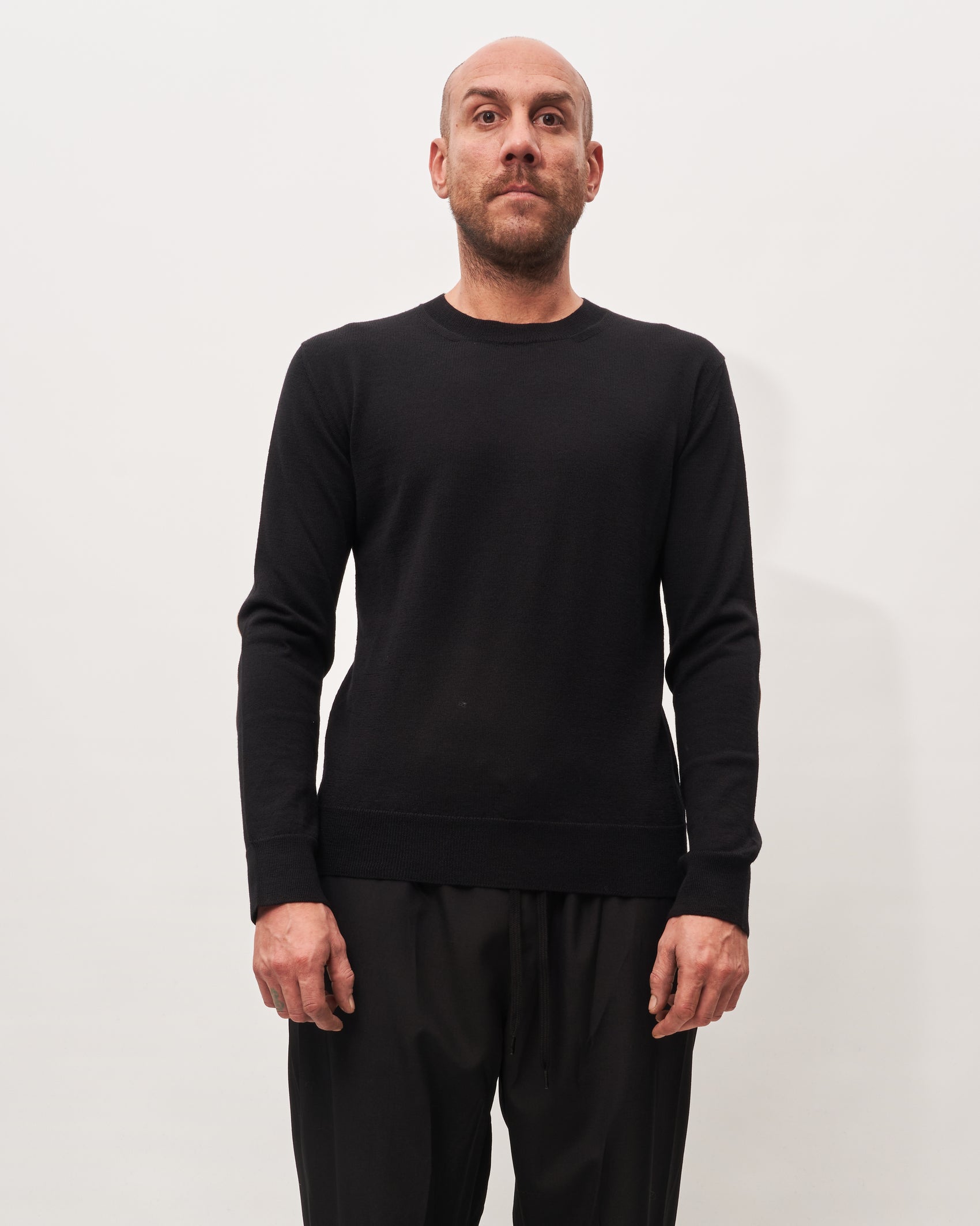 MM6 Margiela maglia nera slim fit