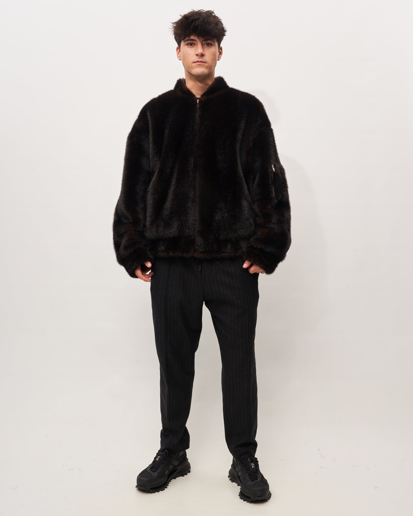 MM6 Margiela pelliccia fake cacao Uomo