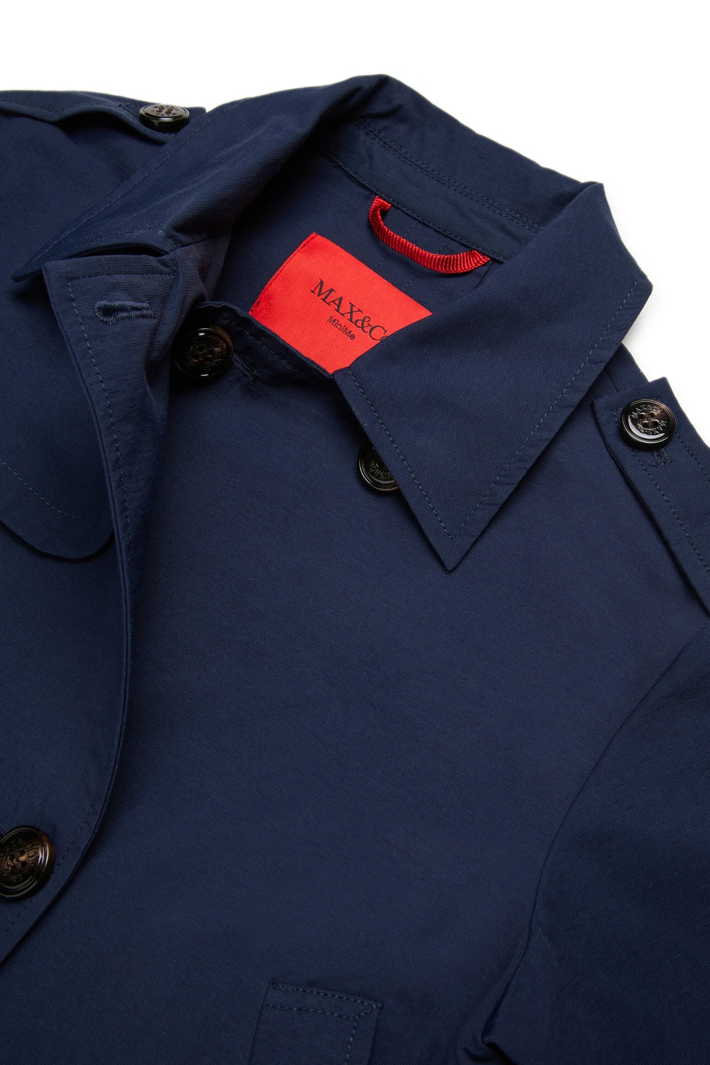 MAX&Co. Giacca doppiopetto con logo blu