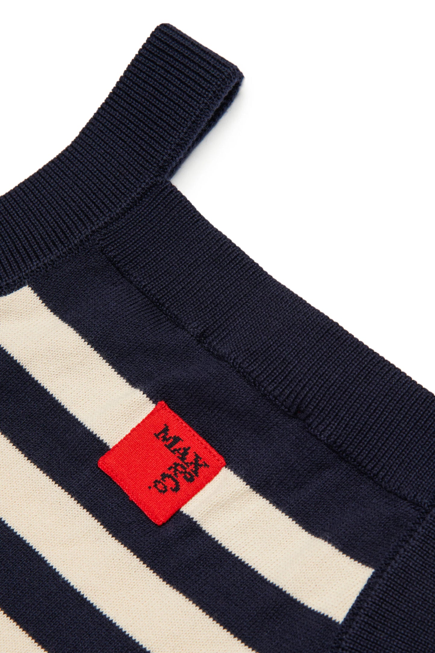 MAX&Co. Top a righe in maglia con logo