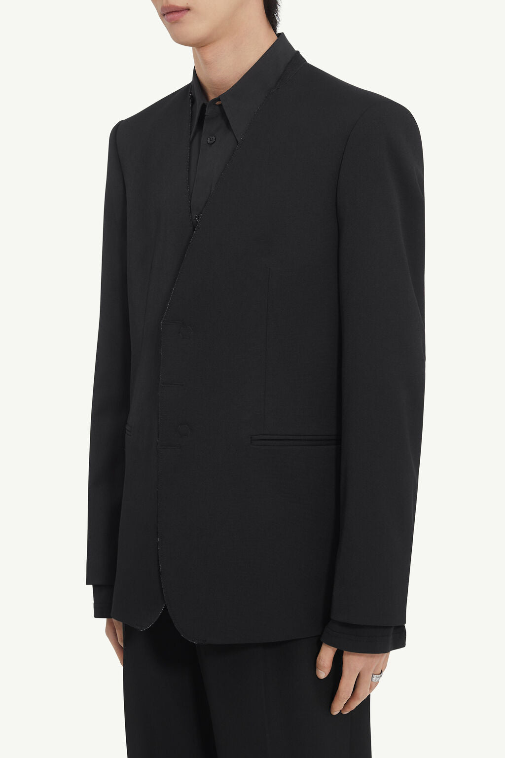 MM6 Margiela blazer con pistagna tagliata