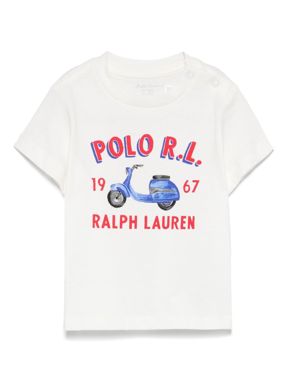 Polo Ralph Lauren t-shirt baby stampa vespa