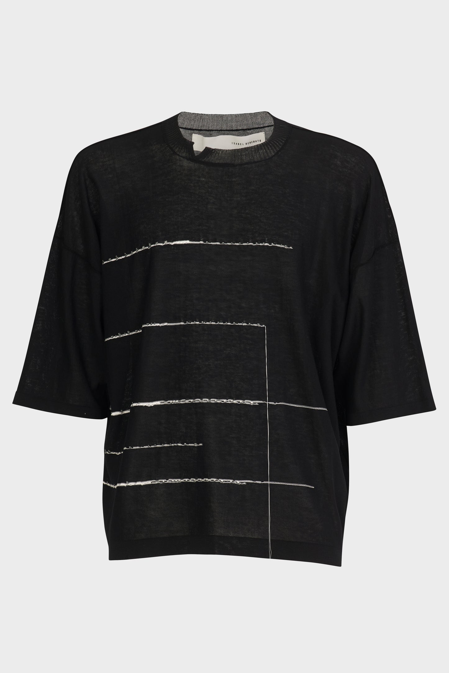 Isabel Benenato t-shirt in filo