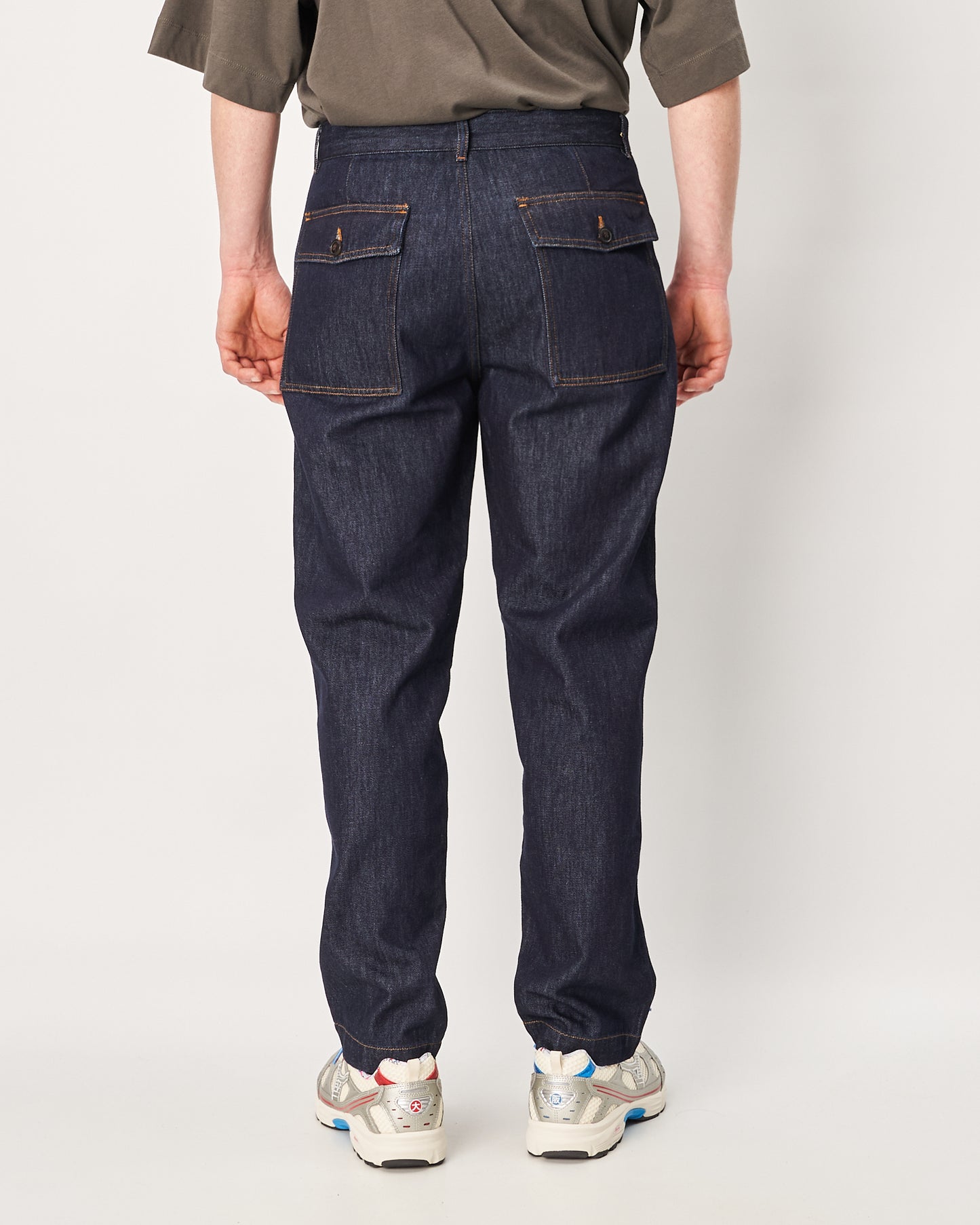 Dries Van Noten dark denim trousers