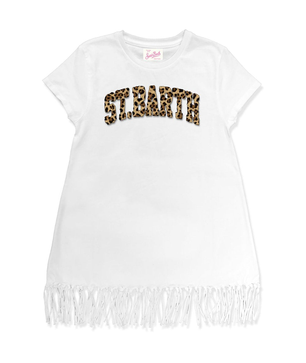 MC2 SAINT BARTH T-abito girocollo stampa leopard