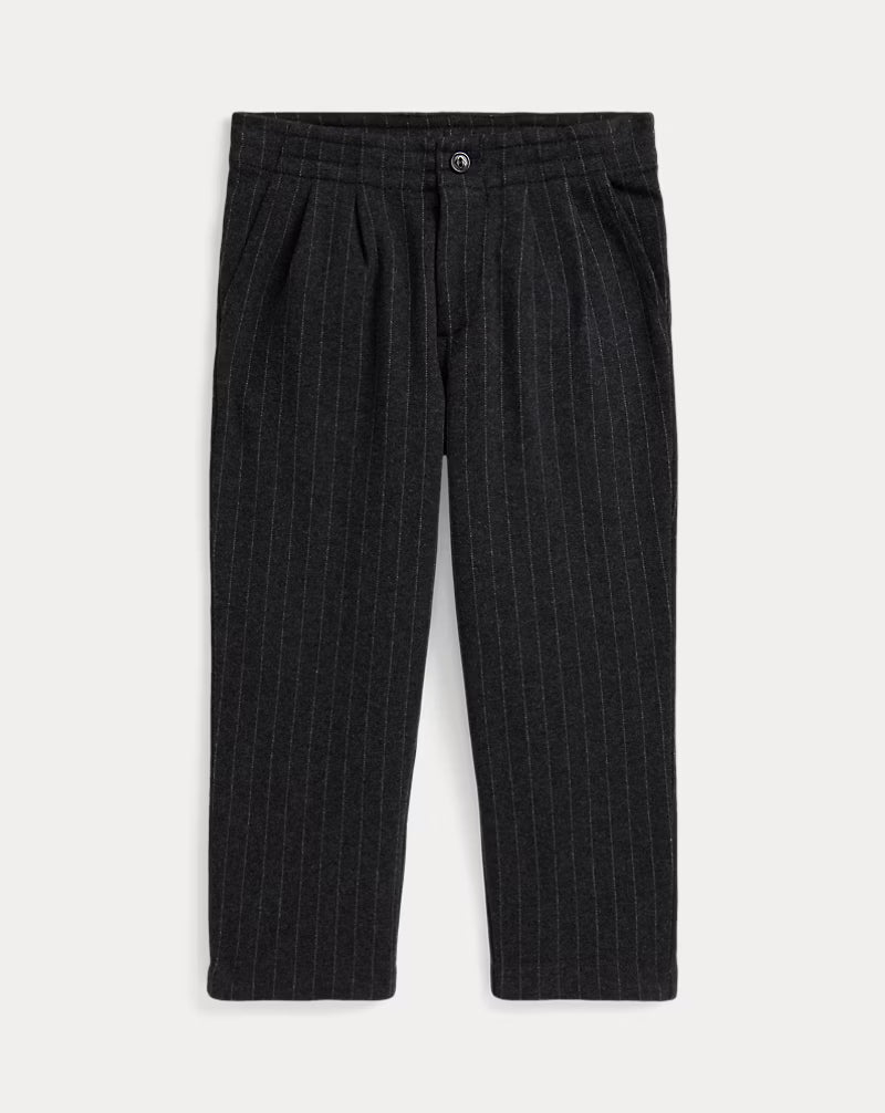 Polo Ralph Lauren Pantaloni in maglia con motivo gessato