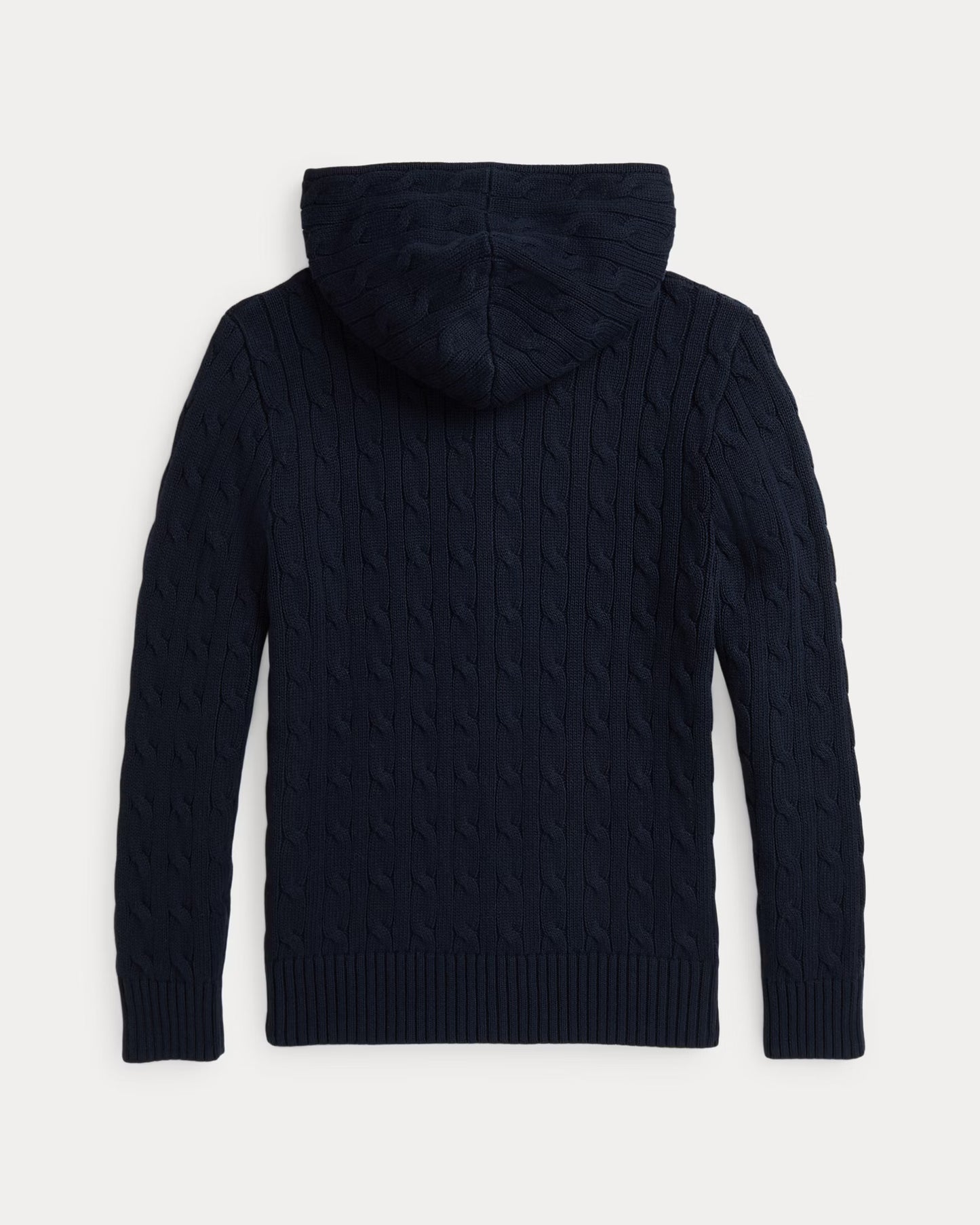 Polo Ralph Lauren Maglia in cotone a trecce con cappuccio