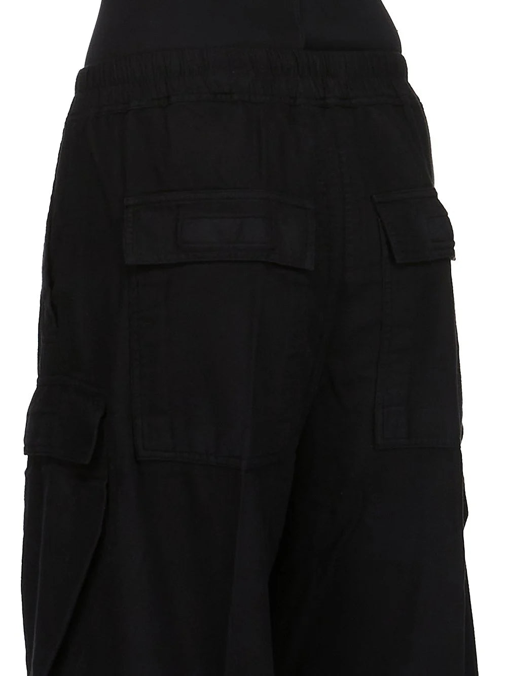 Rick Owens pantalone nero Double Cargo Jumbo Belas