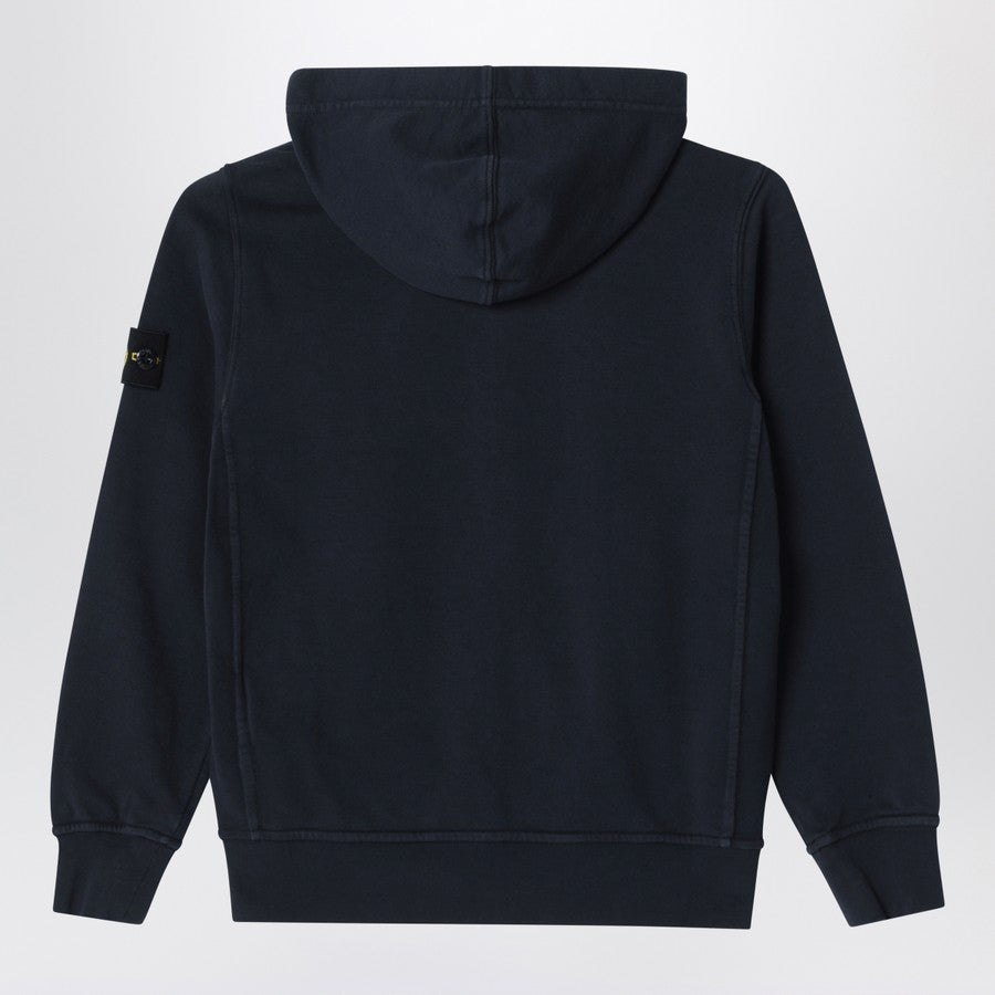 Stone Island Felpa blu con zip