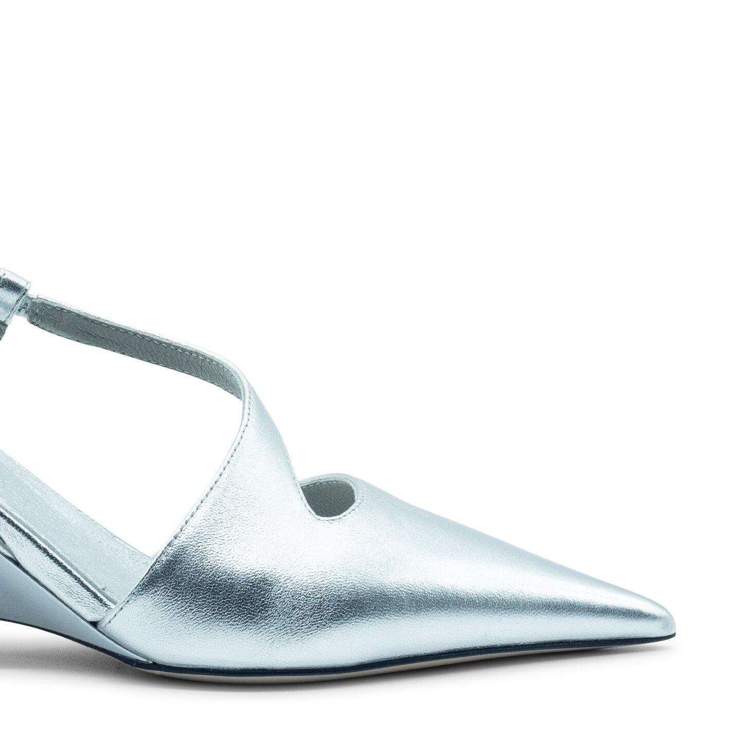 Vic Matie scarpa argento laminata