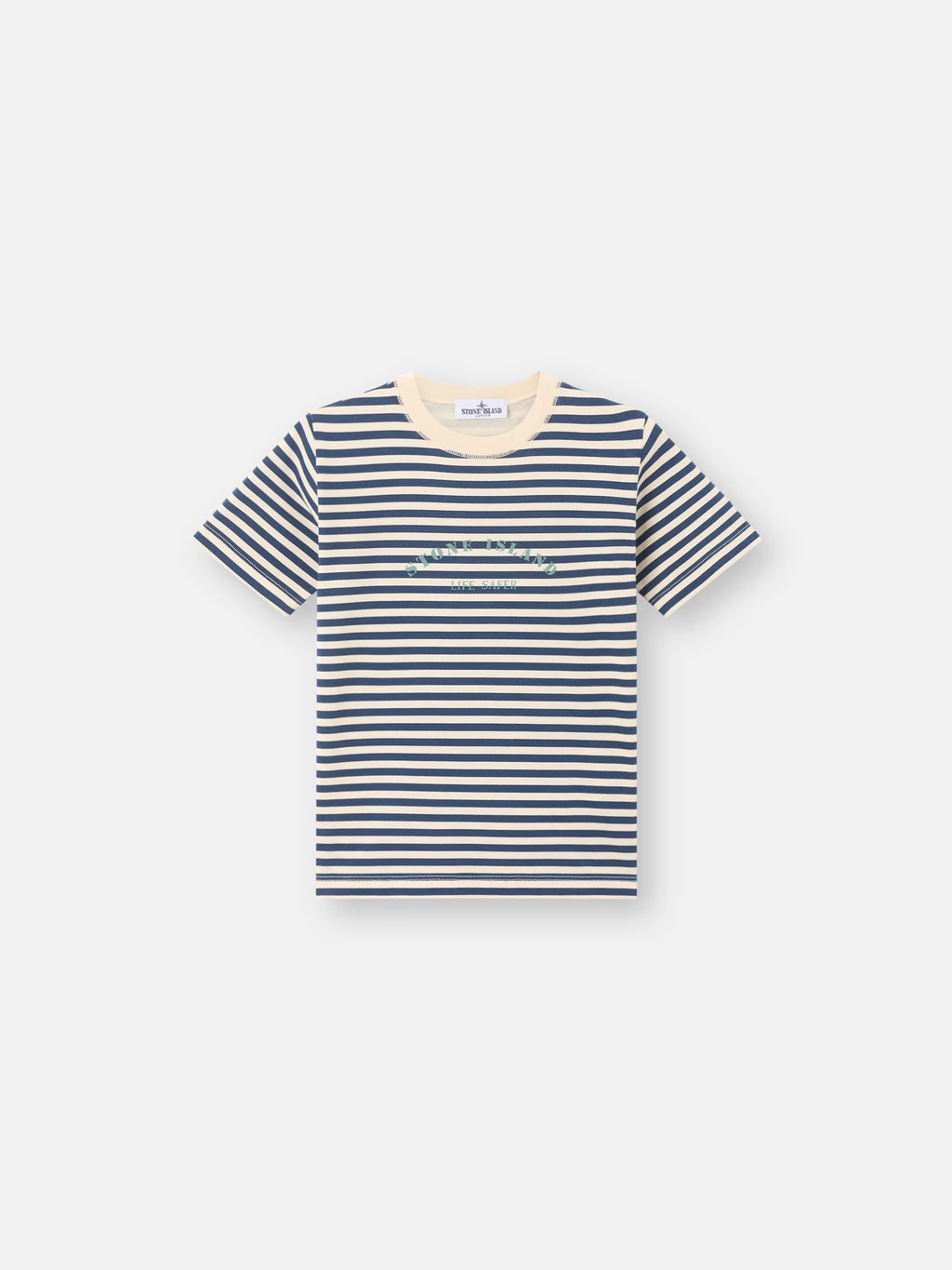 Stone Island T-shirt con stampa a righe