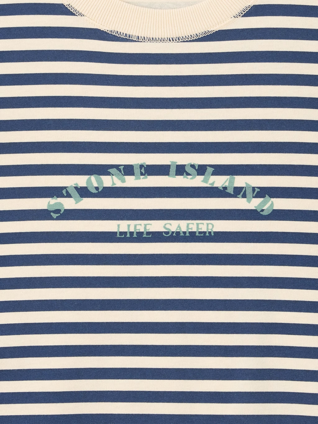 Stone Island T-shirt con stampa a righe