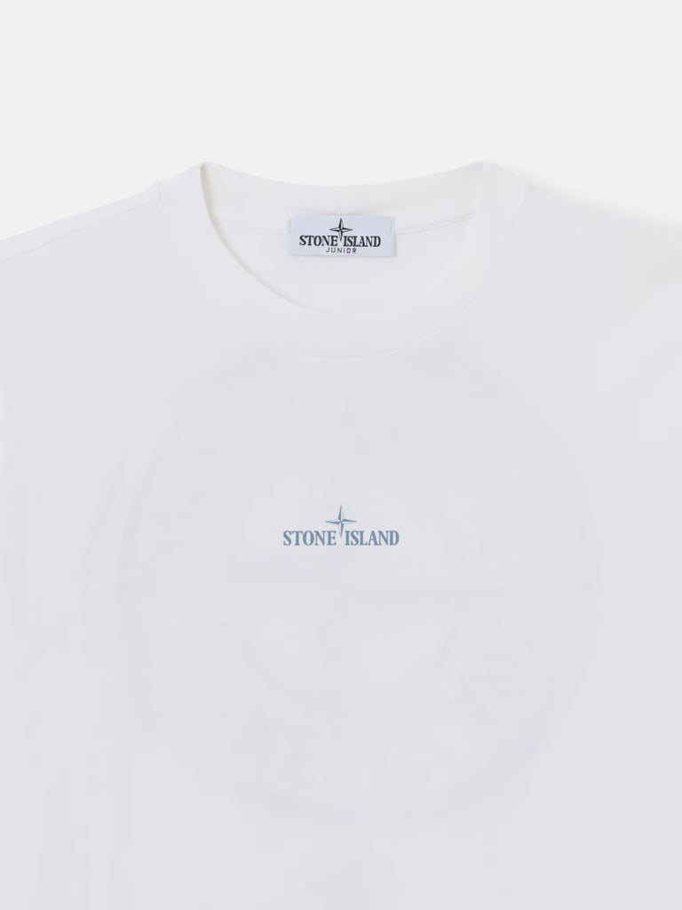 Stone Island T-shirt con stampa ‘Scribble Compass’
