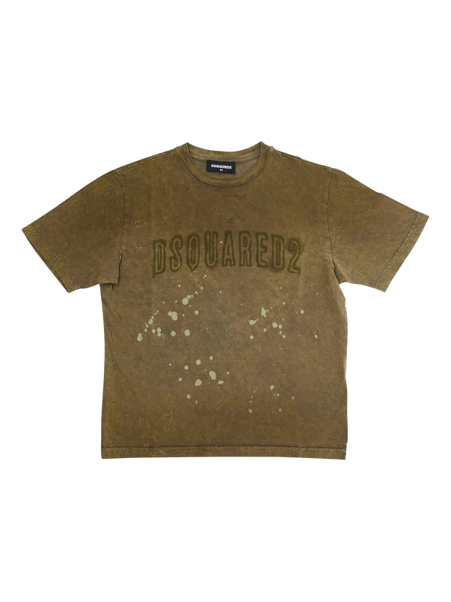 DSQUARED2 T-shirt con stampa effetto vintage