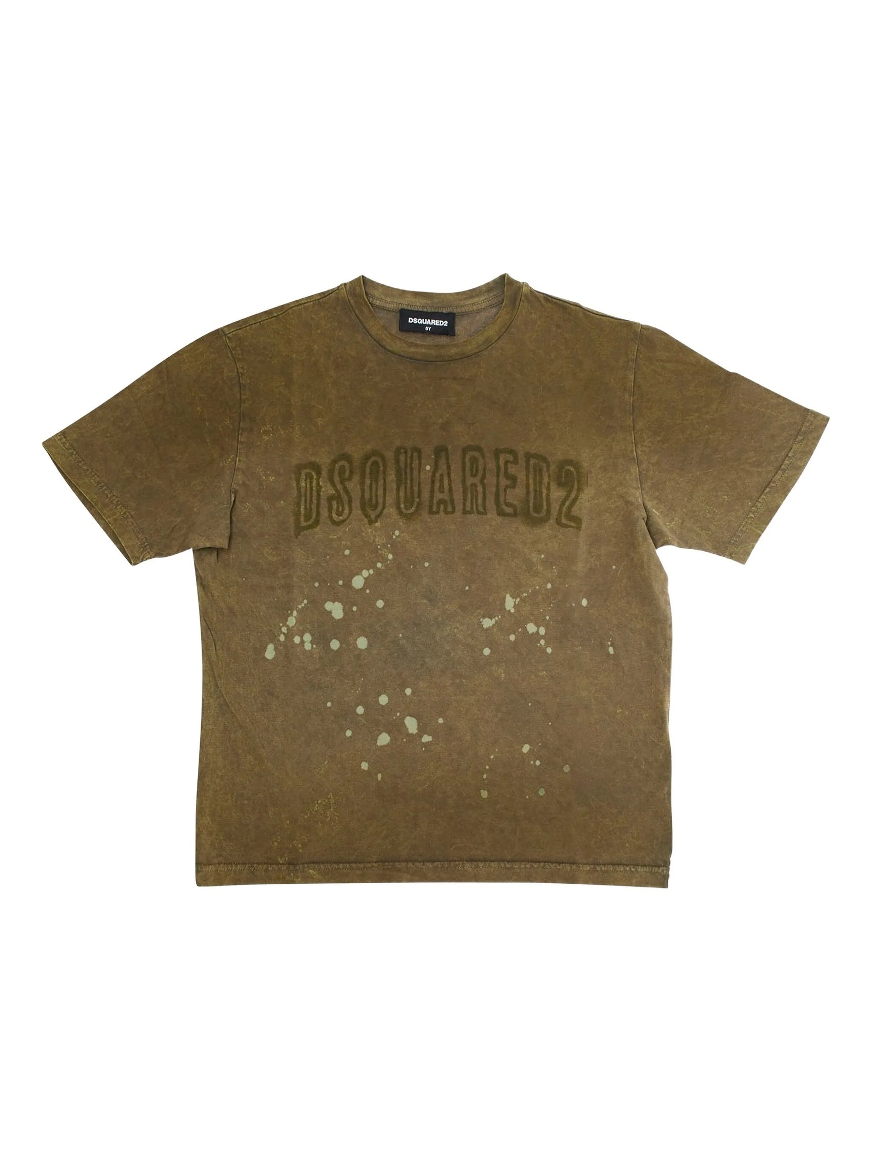 DSQUARED2 T-shirt con stampa effetto vintage