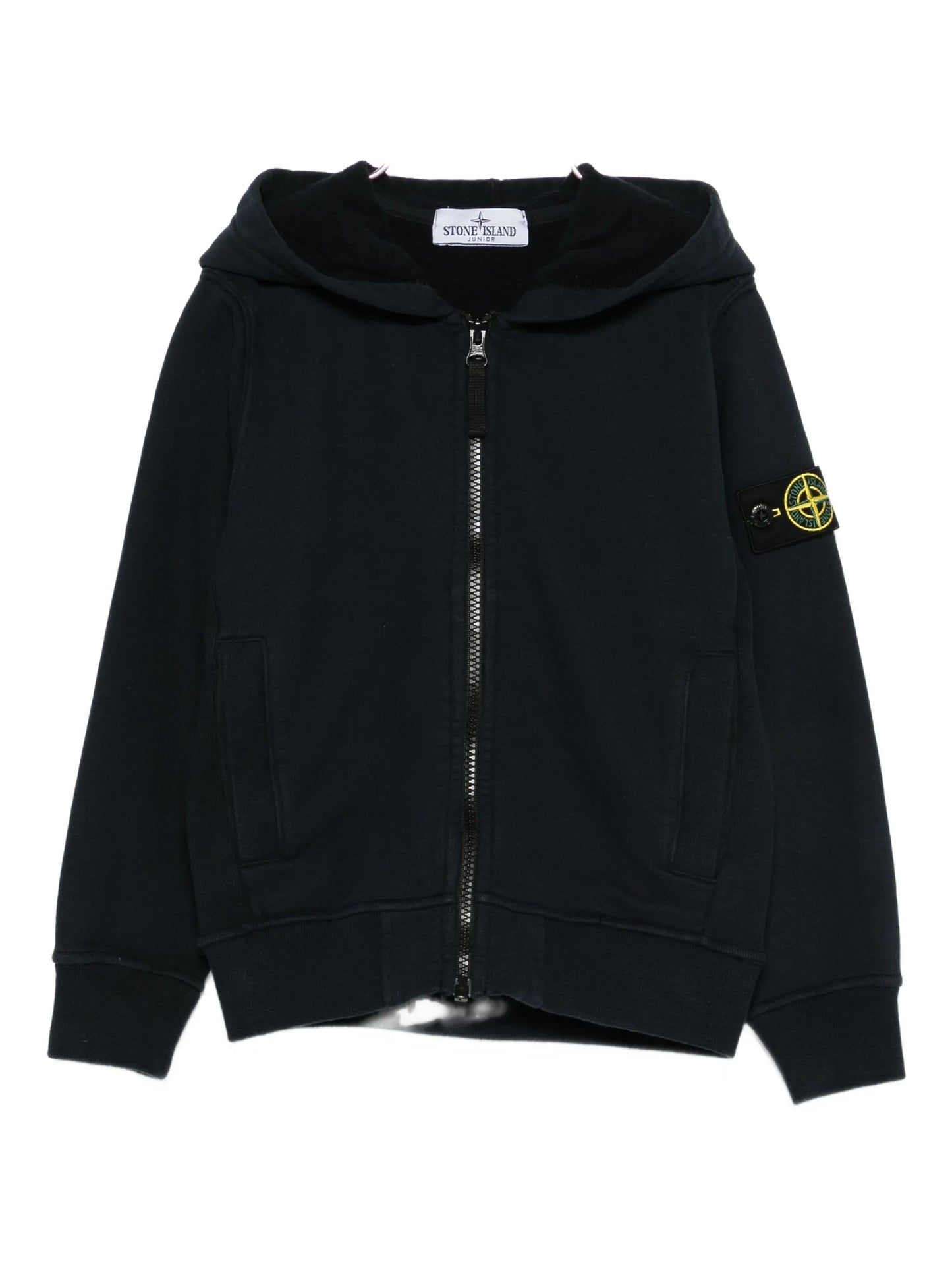 Stone Island Felpa con zip nera