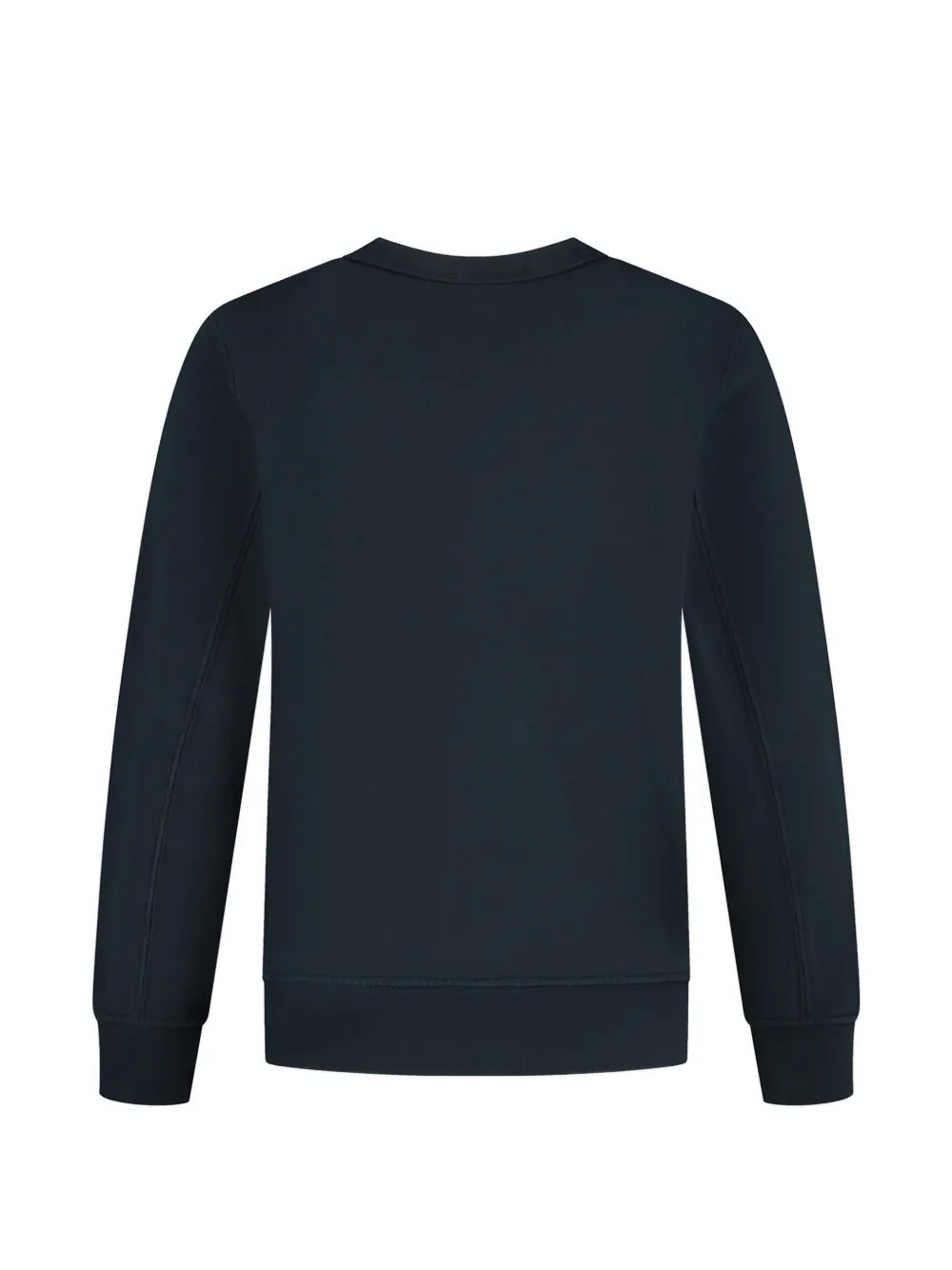 Stone Island Felpa blu con logo frontale